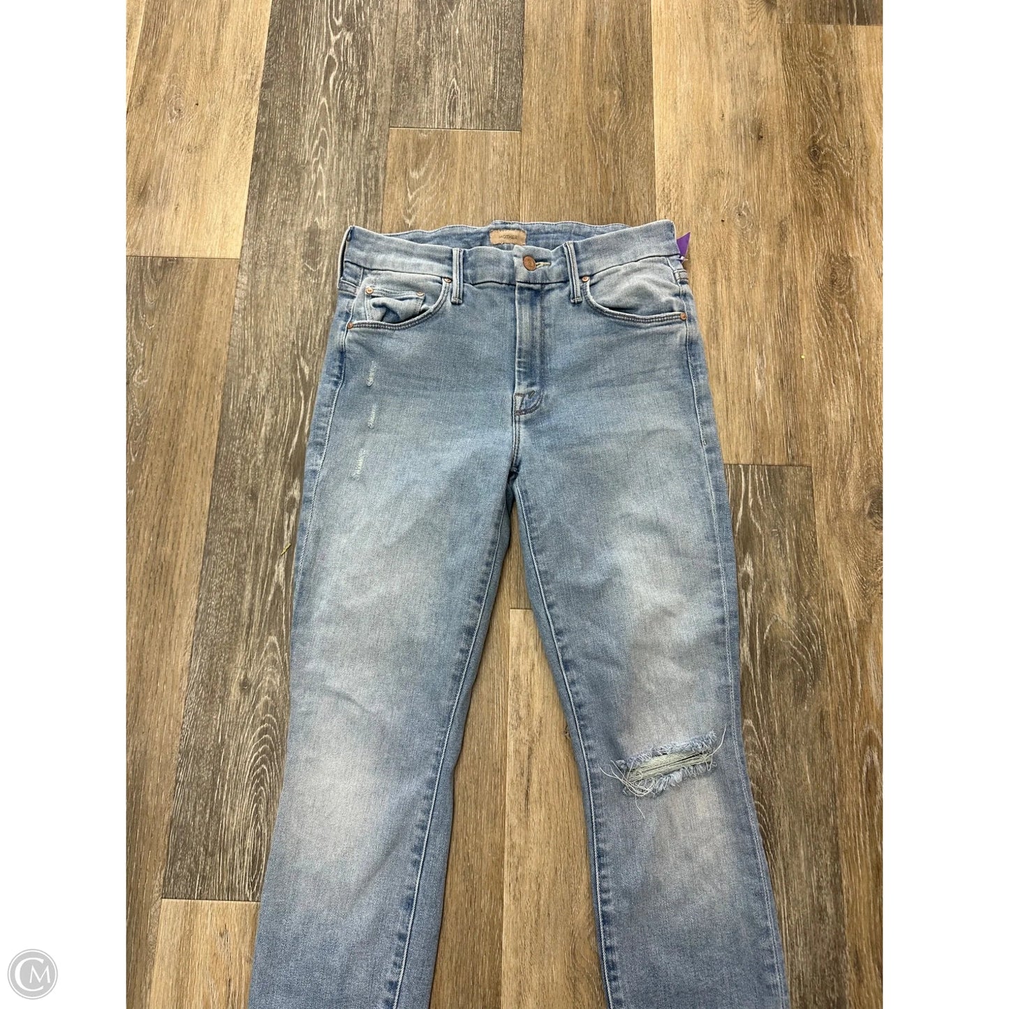 Jeans Skinny By Mother In Blue Denim, Size: 6