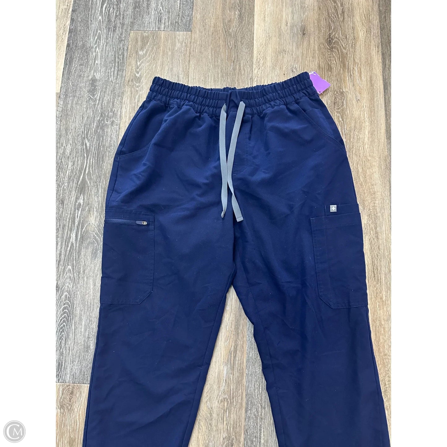 Athletic Pants By Figs In Blue, Size: L