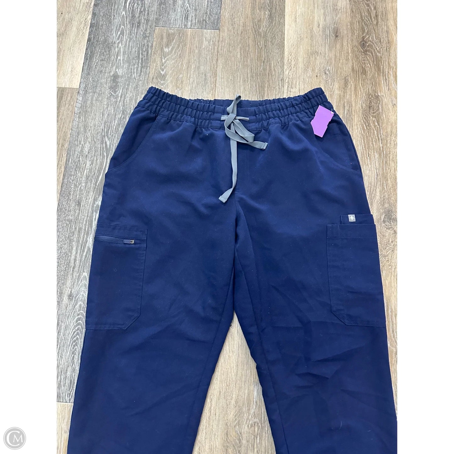 Athletic Pants By Figs In Blue, Size: L