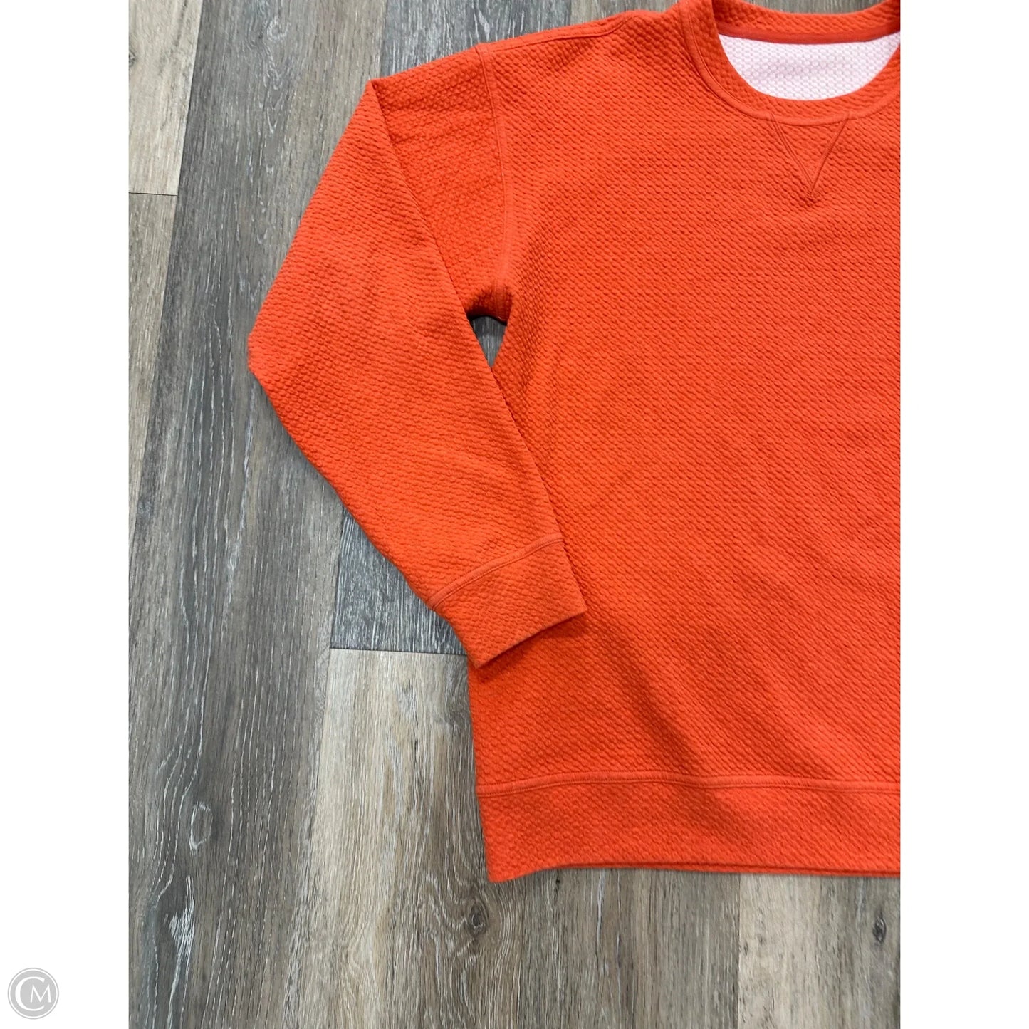 -Athletic Sweatshirt Crewneck By Lululemon In Orange, Size: L