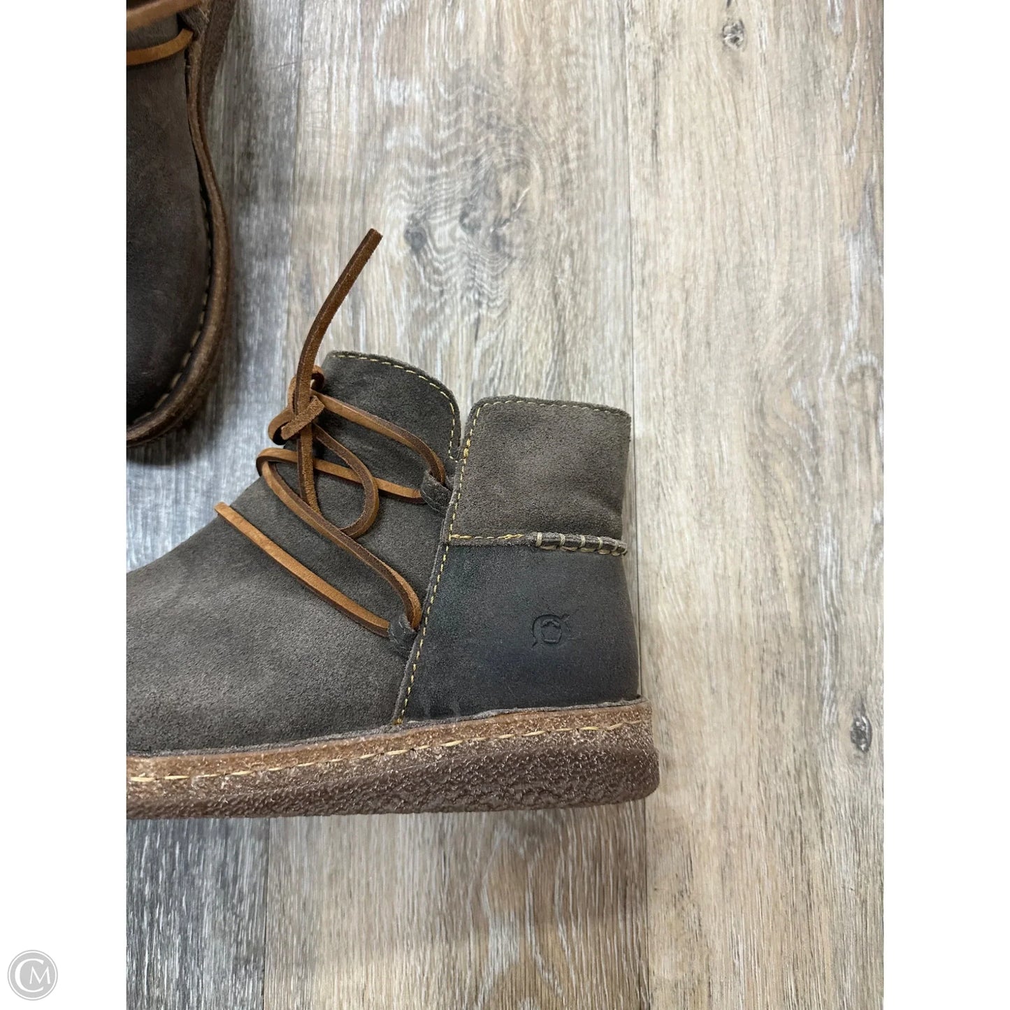 Boots Ankle Flats By Born In Brown, Size: 9