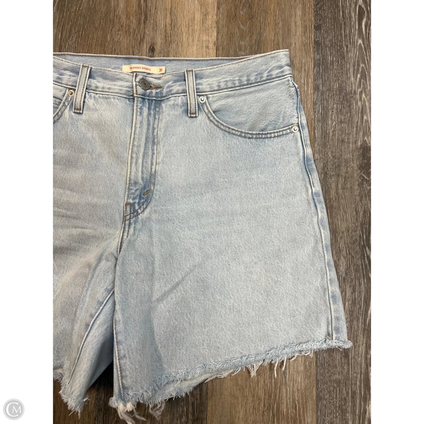 Shorts By Levis In Blue Denim, Size: 12/31