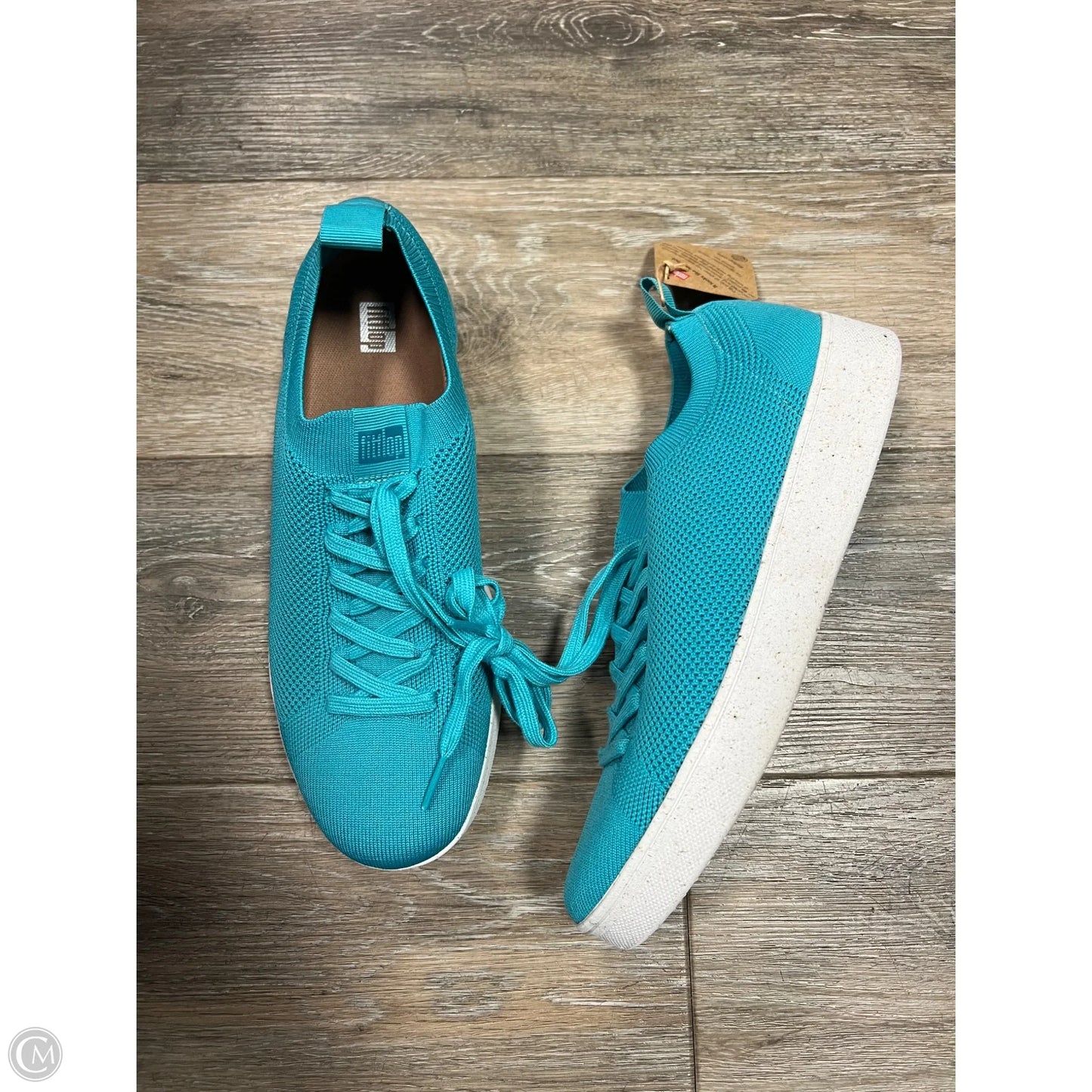 Shoes Athletic By Fitflop In Teal, Size: 9