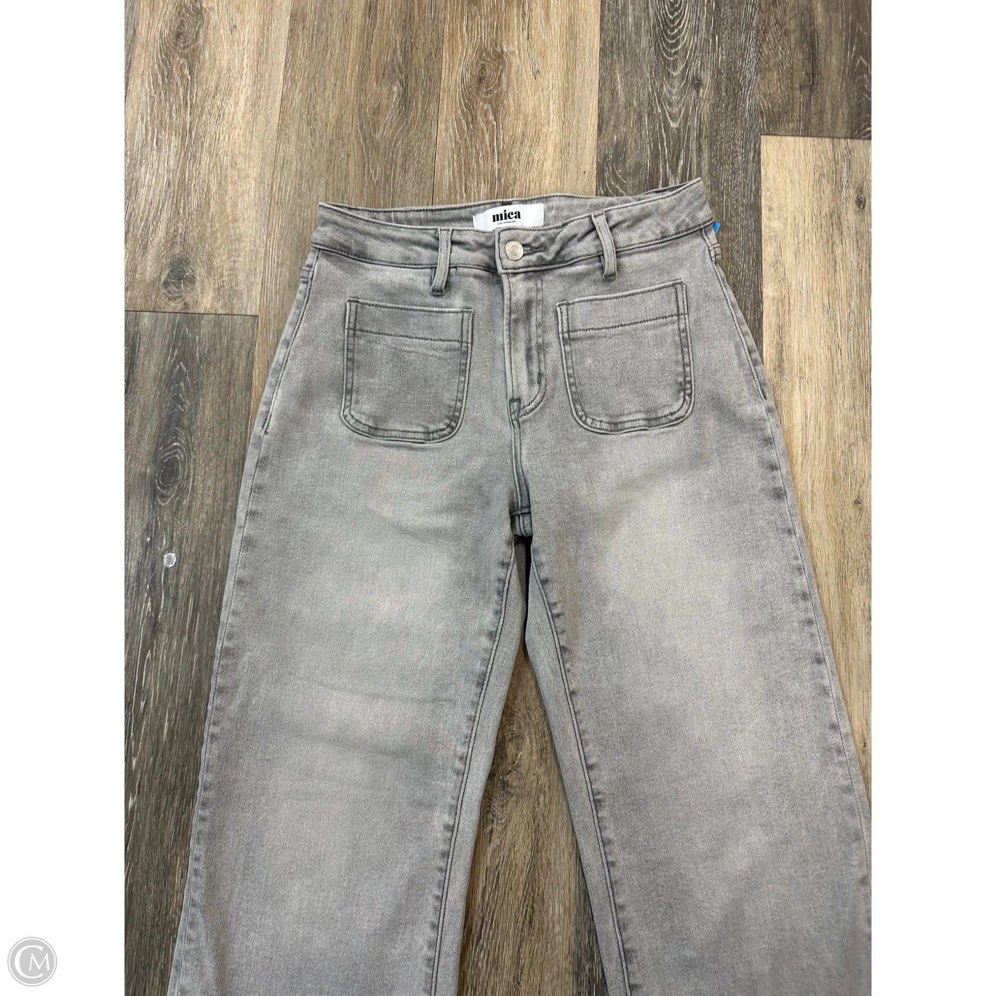 Jeans Wide Leg By Micas In Grey, Size: 2