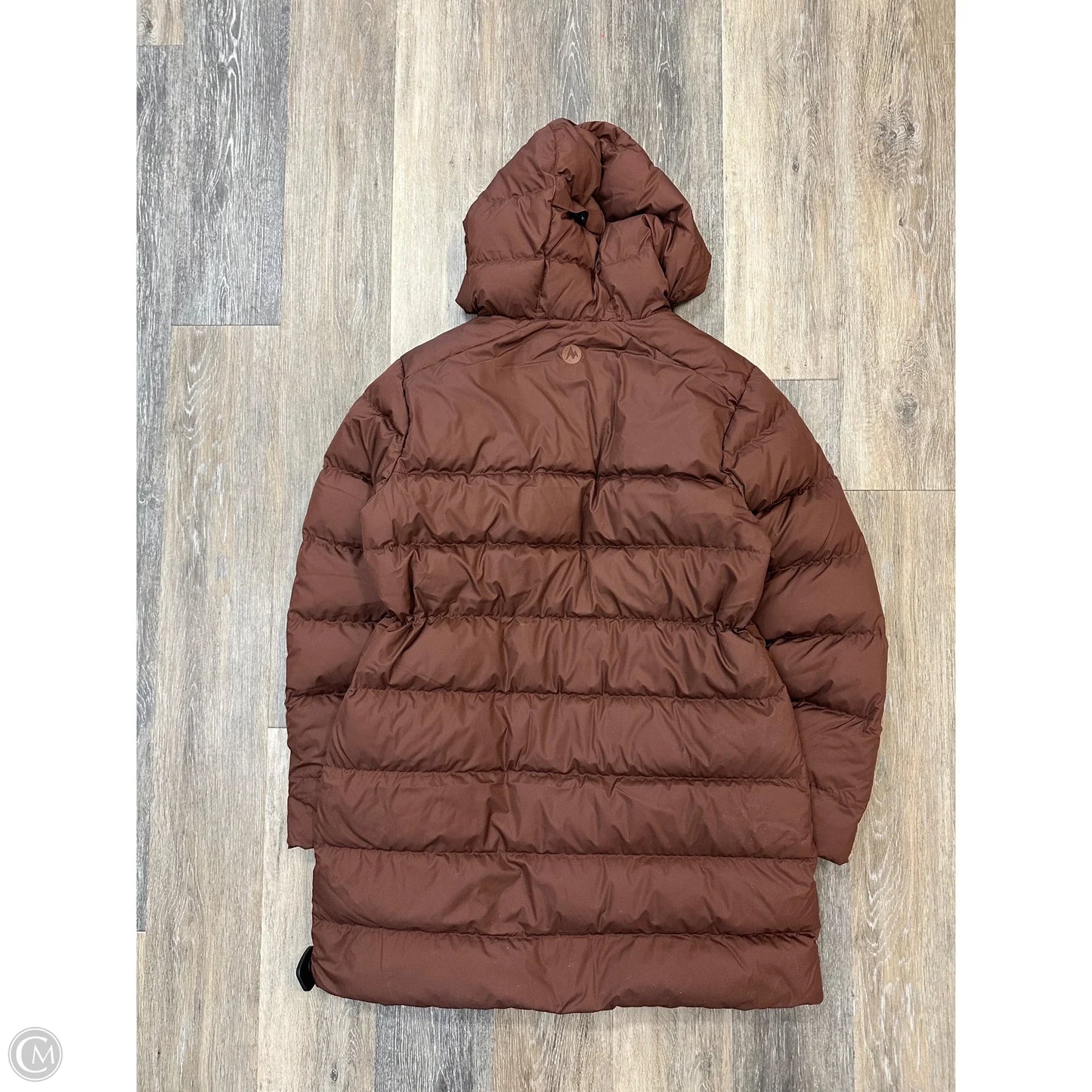 Coat Puffer & Quilted By Marmot In Brown, Size: L