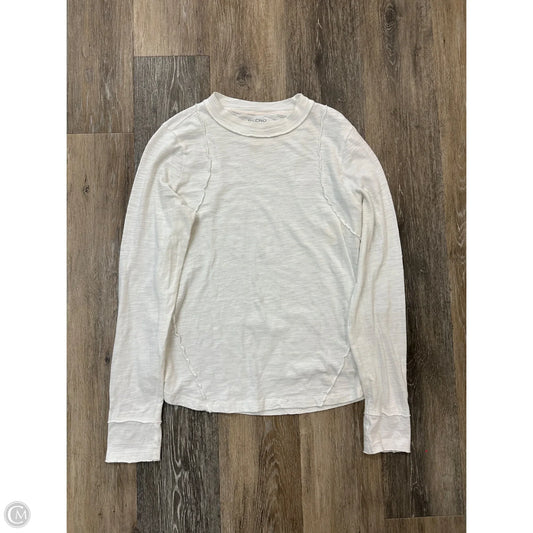 Top Long Sleeve By Pilcro In Cream, Size: M