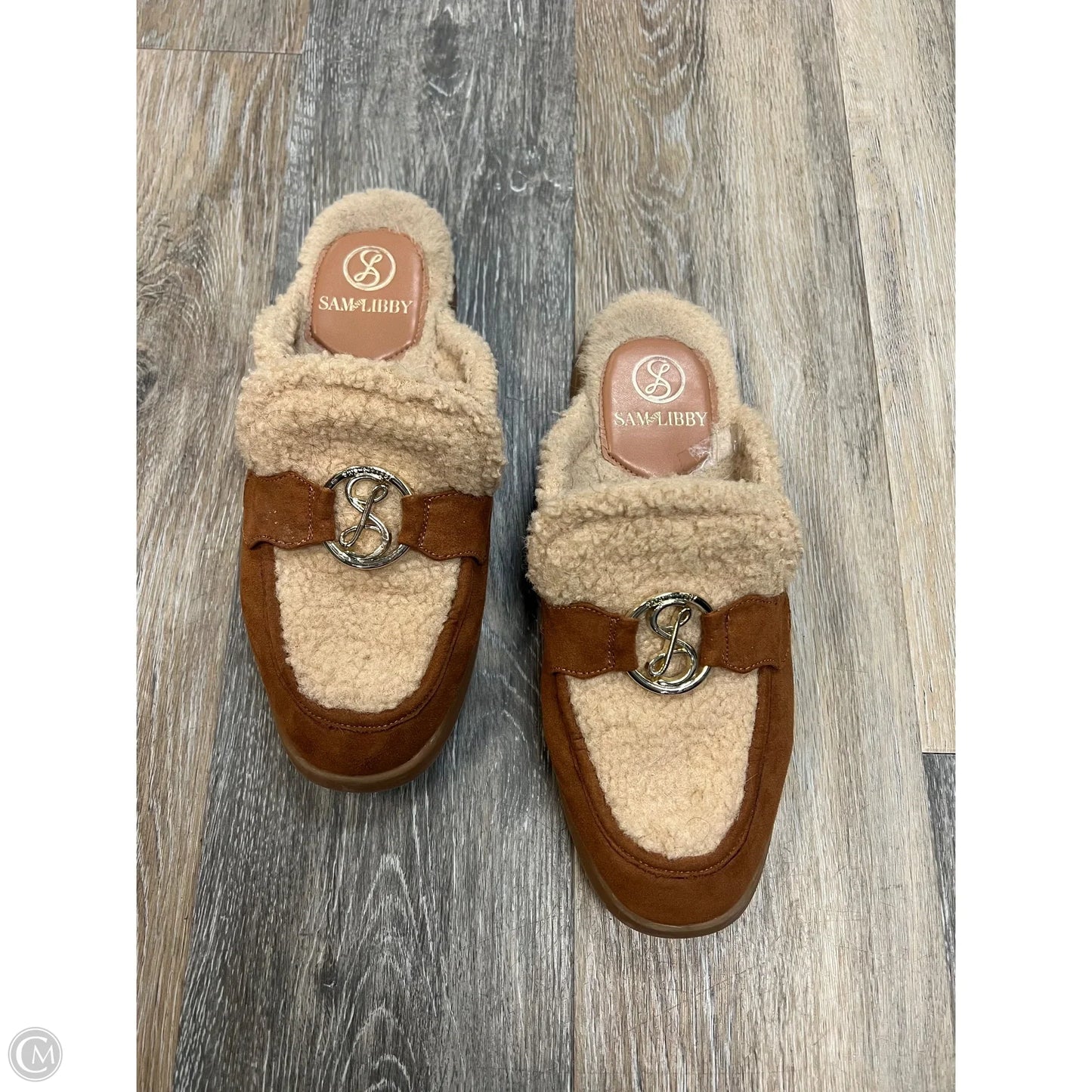 Shoes Flats By Sam And Libby In Brown, Size: 10