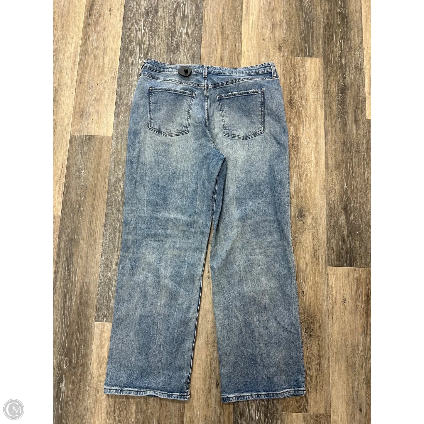 Jeans Wide Leg By Kut In Blue Denim, Size: 16