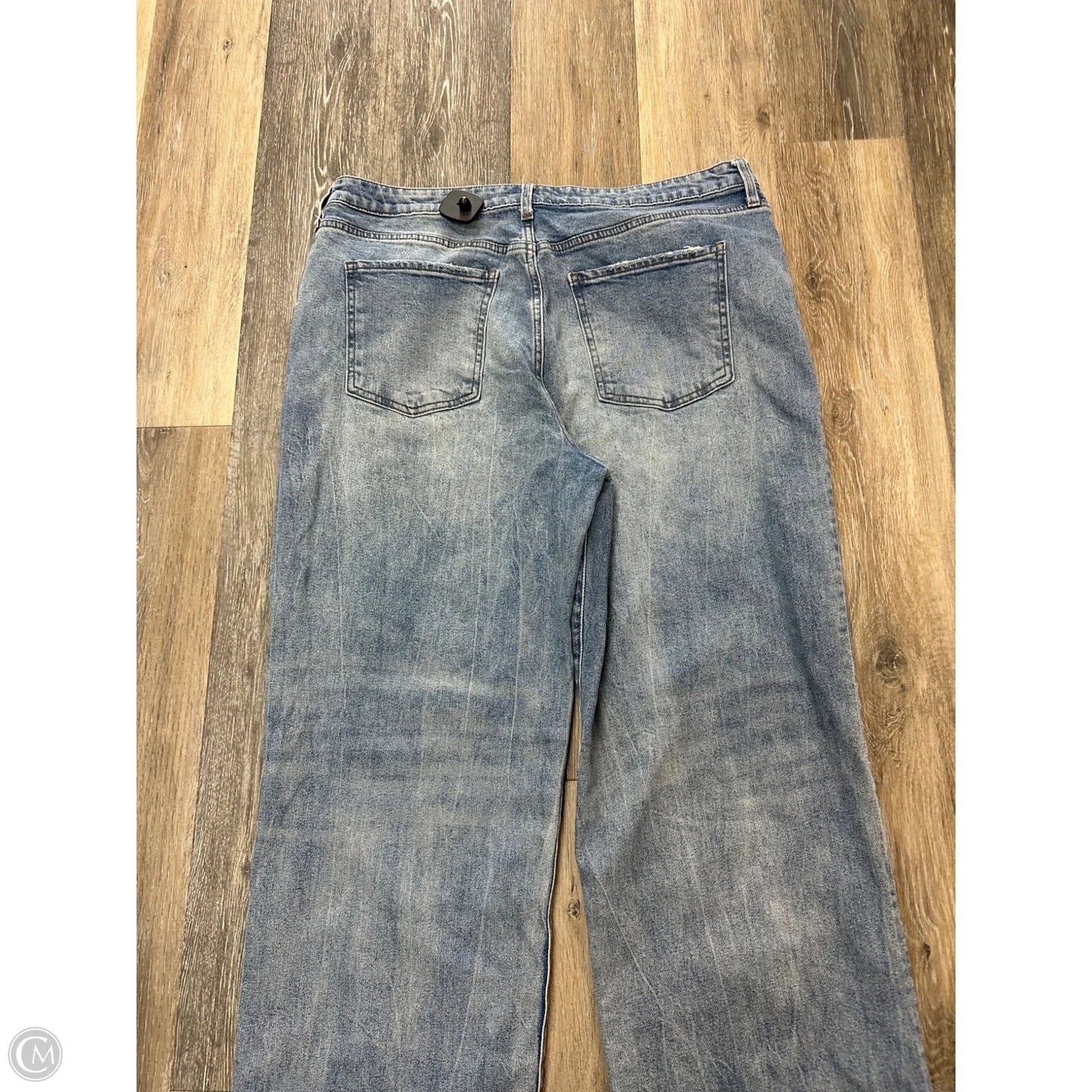 Jeans Wide Leg By Kut In Blue Denim, Size: 16