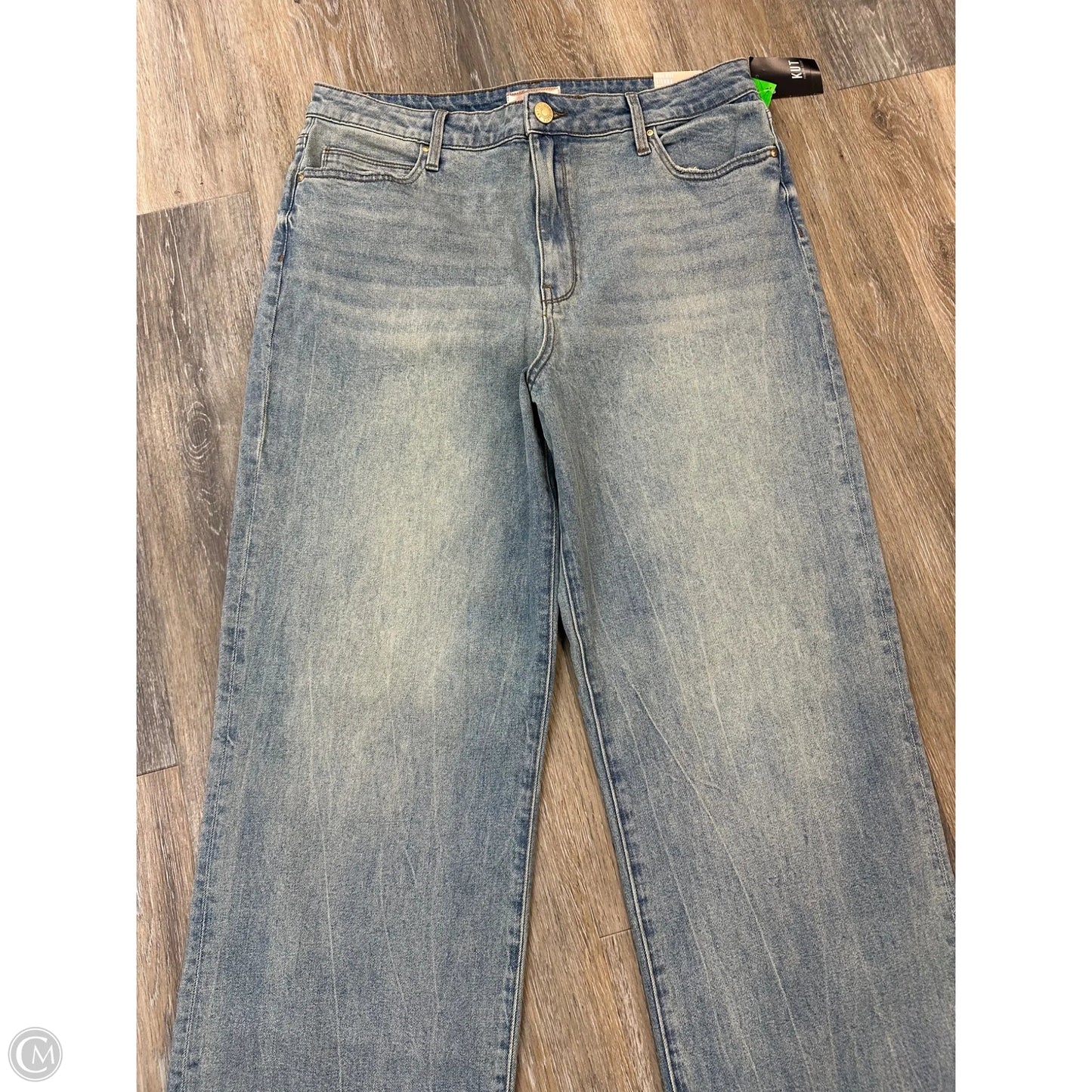Jeans Wide Leg By Kut In Blue Denim, Size: 12