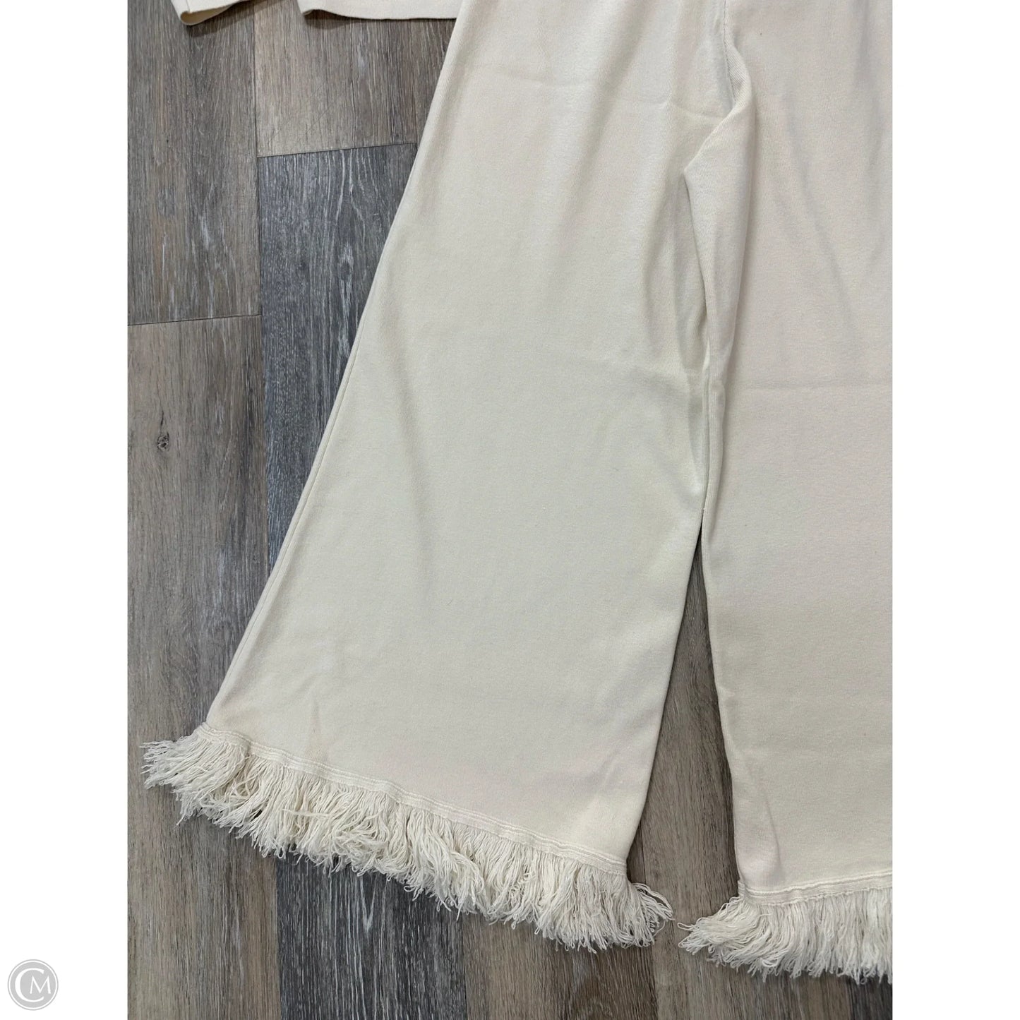 Pants Set 2pc By Antonio Melani In Cream, Size: L