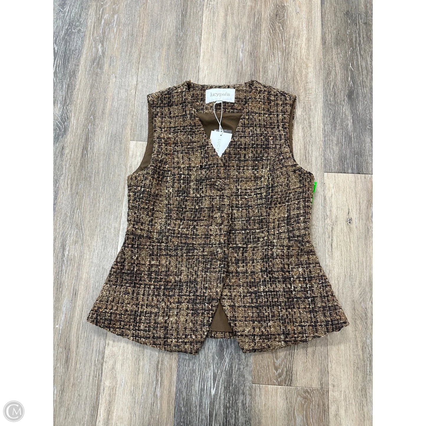 Vest Other By Lucy Paris In Brown, Size: M
