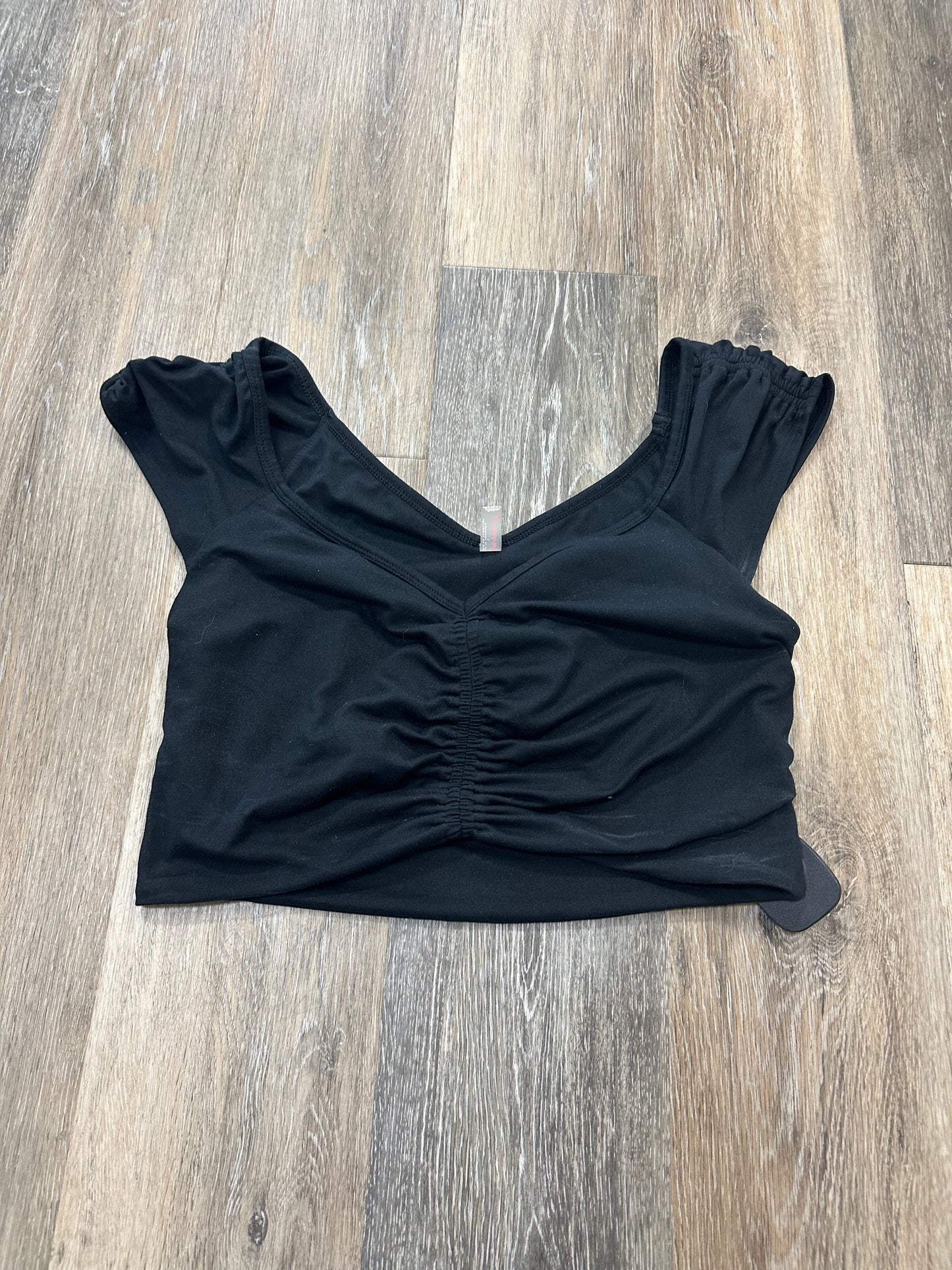 Black Top Short Sleeve Free People, Size L