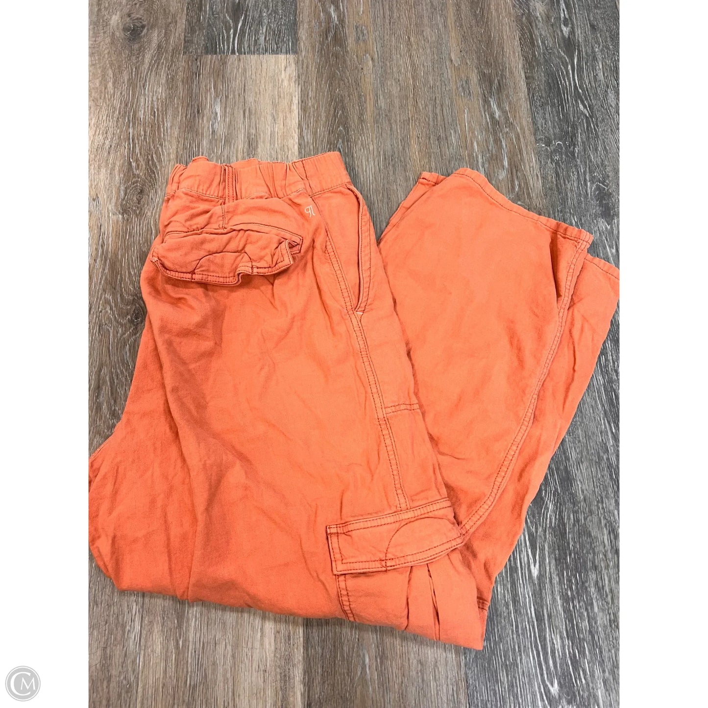 Pants Linen By Pilcro In Orange, Size: Xl
