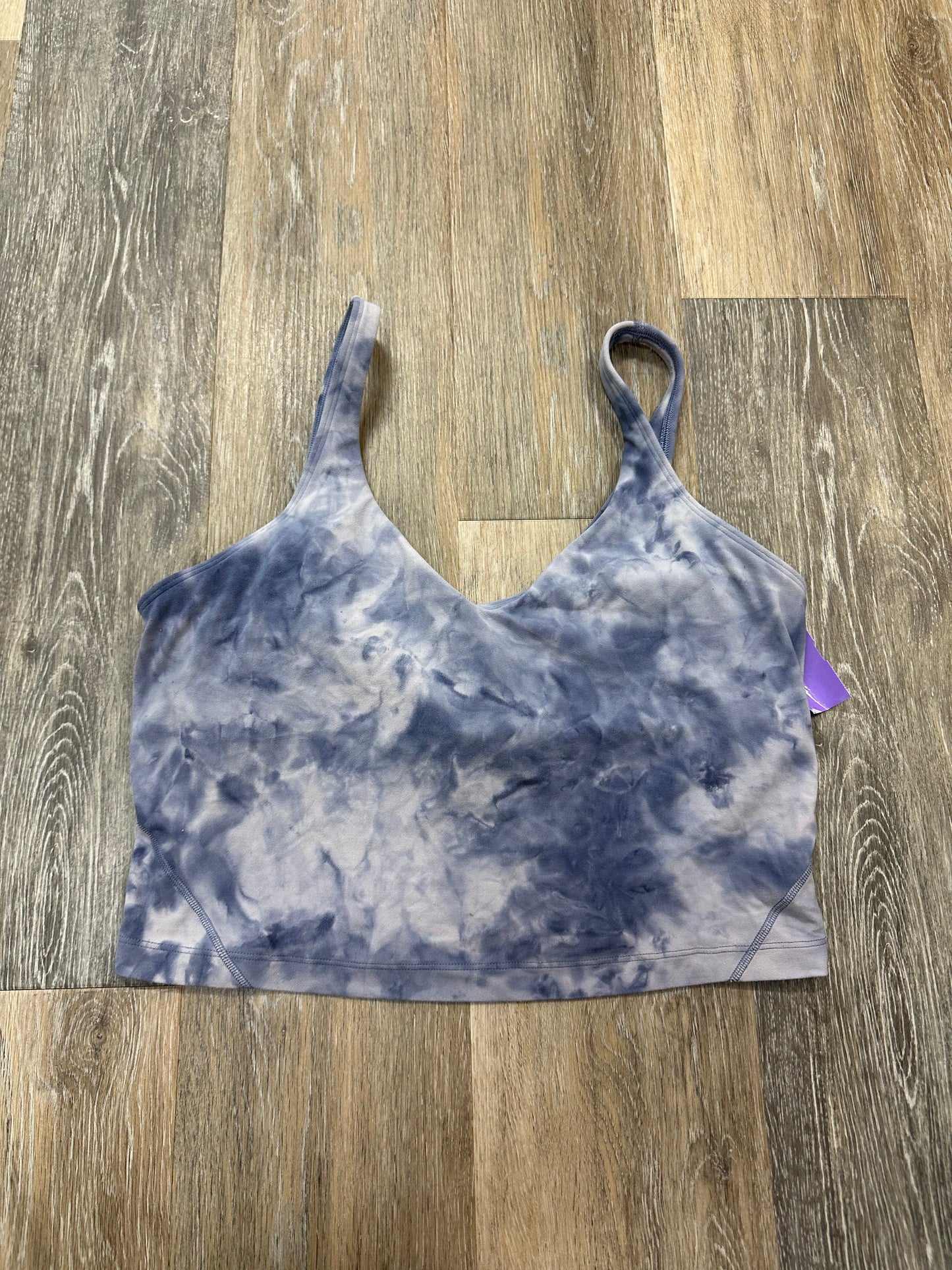 Athletic Bra By Lululemon In Tie Dye Print, Size: 10