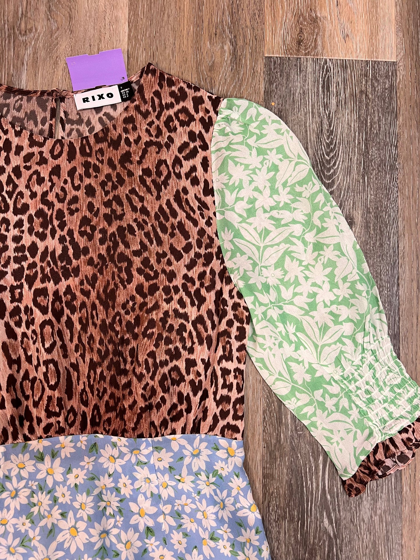 Dress Designer Long By Rixo In Animal Print, Size: S