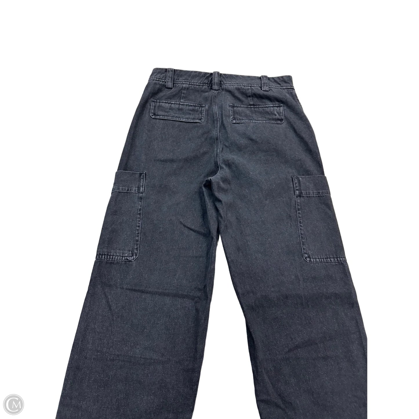 Jeans Straight By Vince In Black Denim, Size: 10