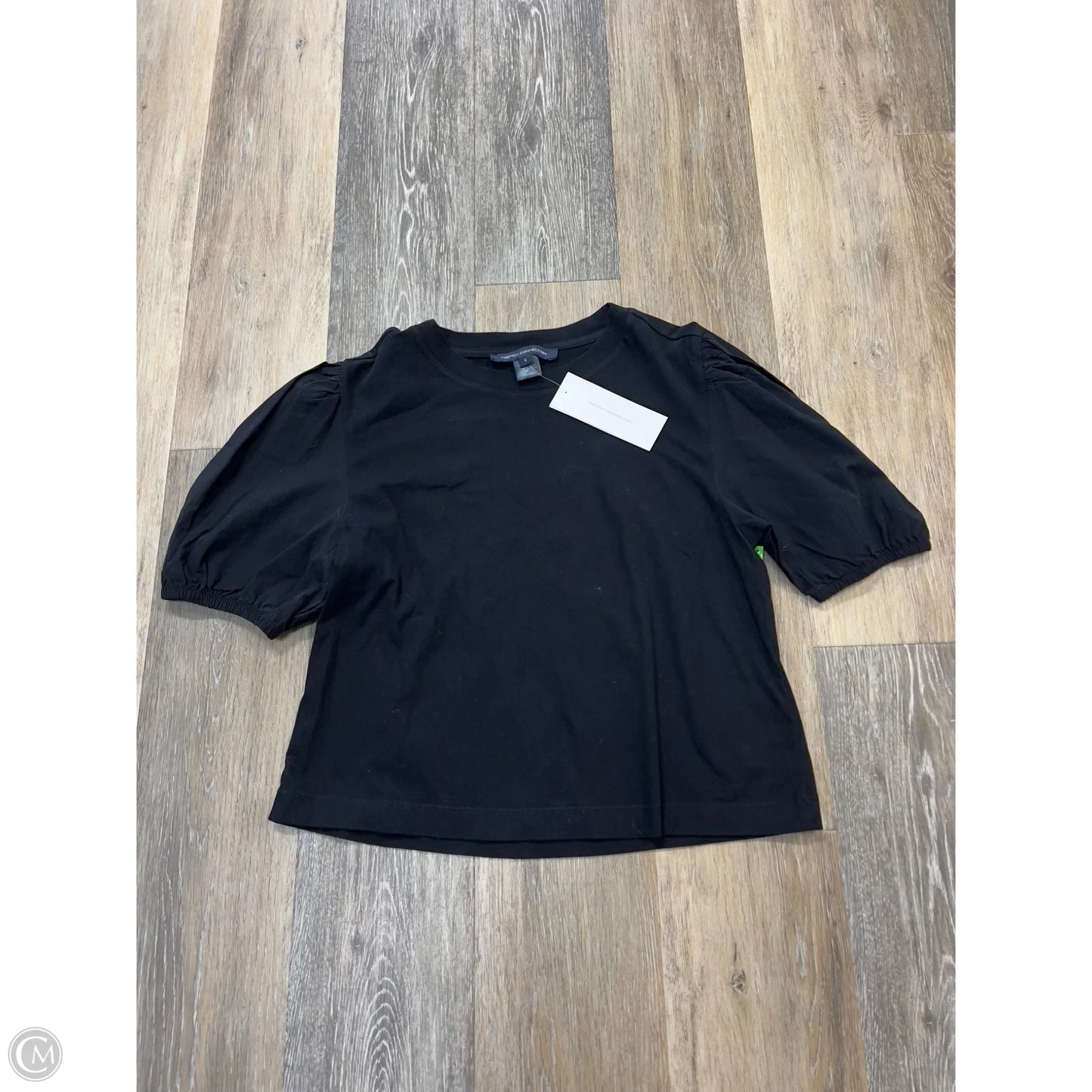 Top Short Sleeve By French Connection In Black, Size: S