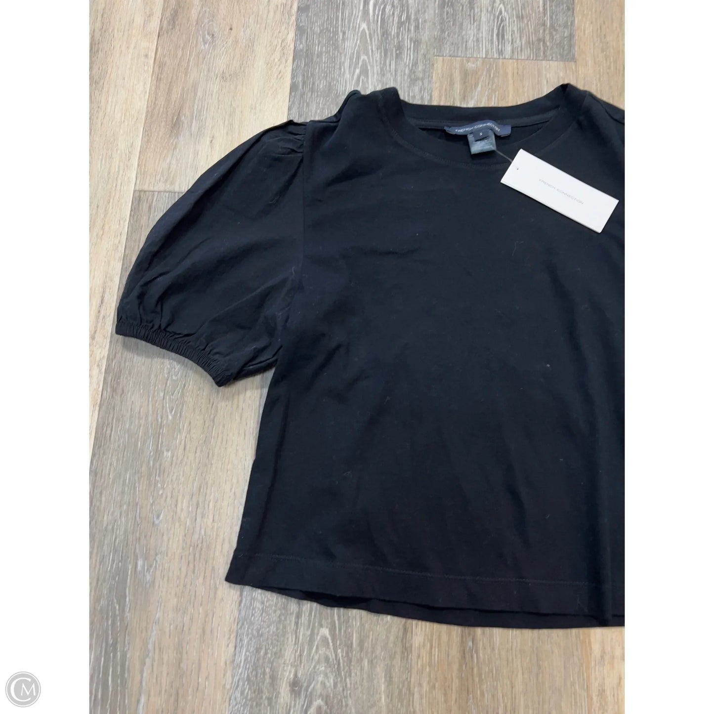 Top Short Sleeve By French Connection In Black, Size: S