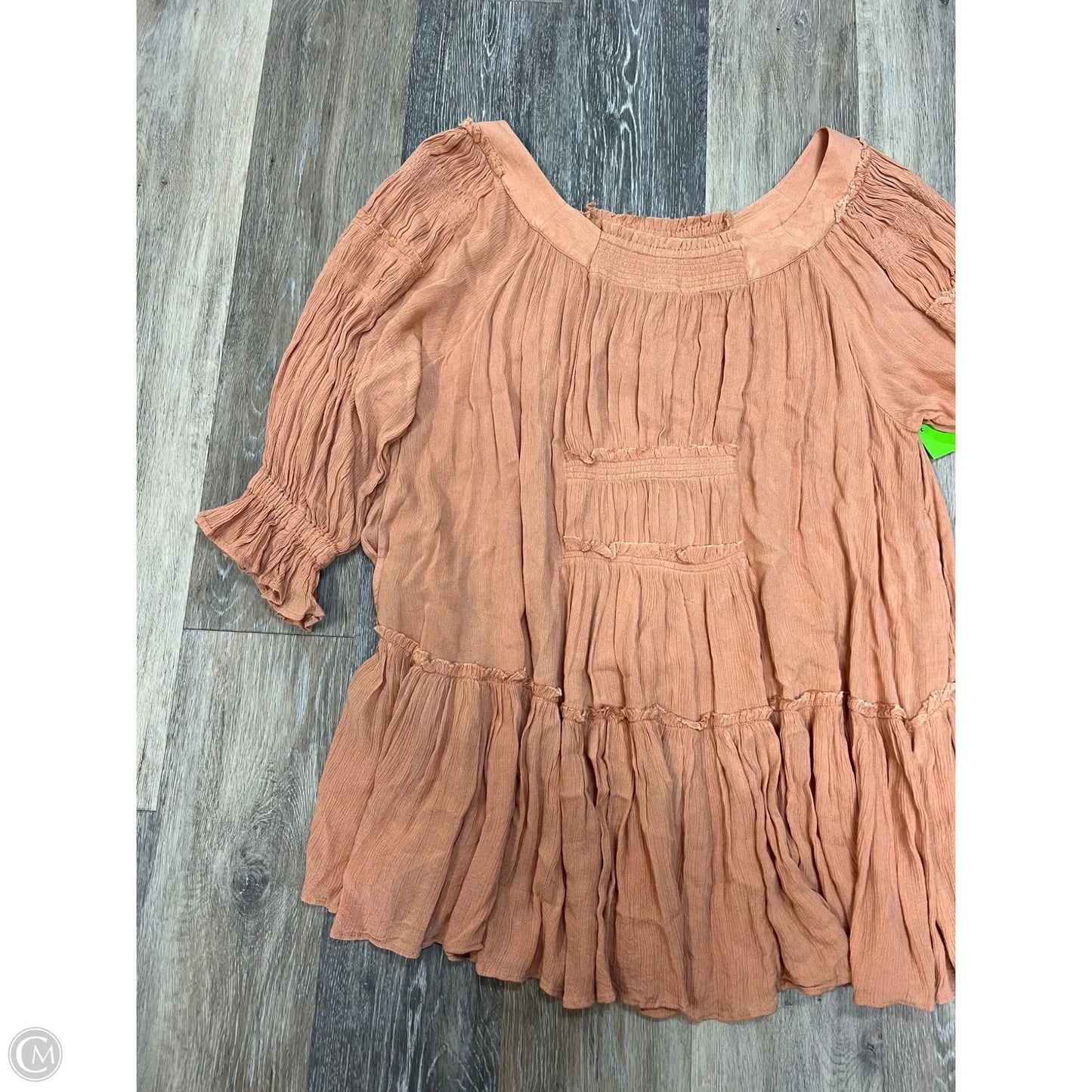 Dress Casual Short By Free People In Peach, Size: Xs