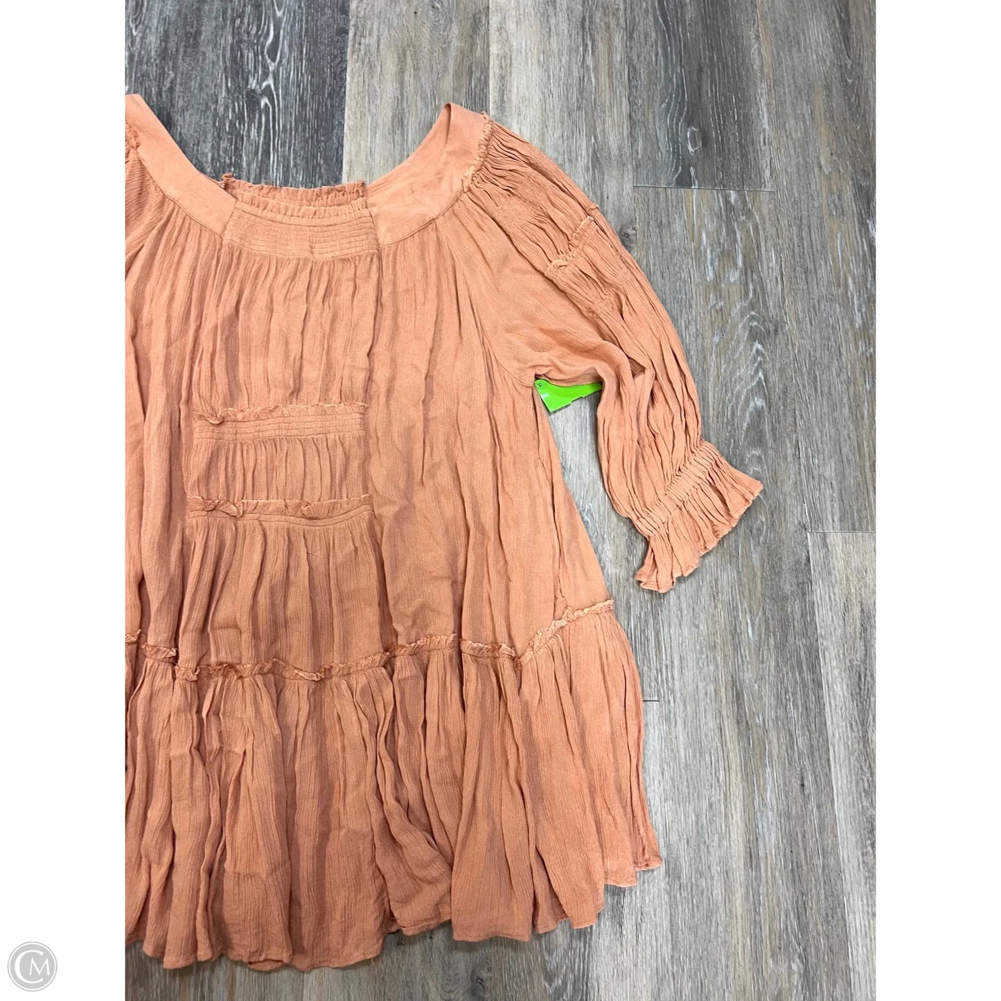 Dress Casual Short By Free People In Peach, Size: Xs