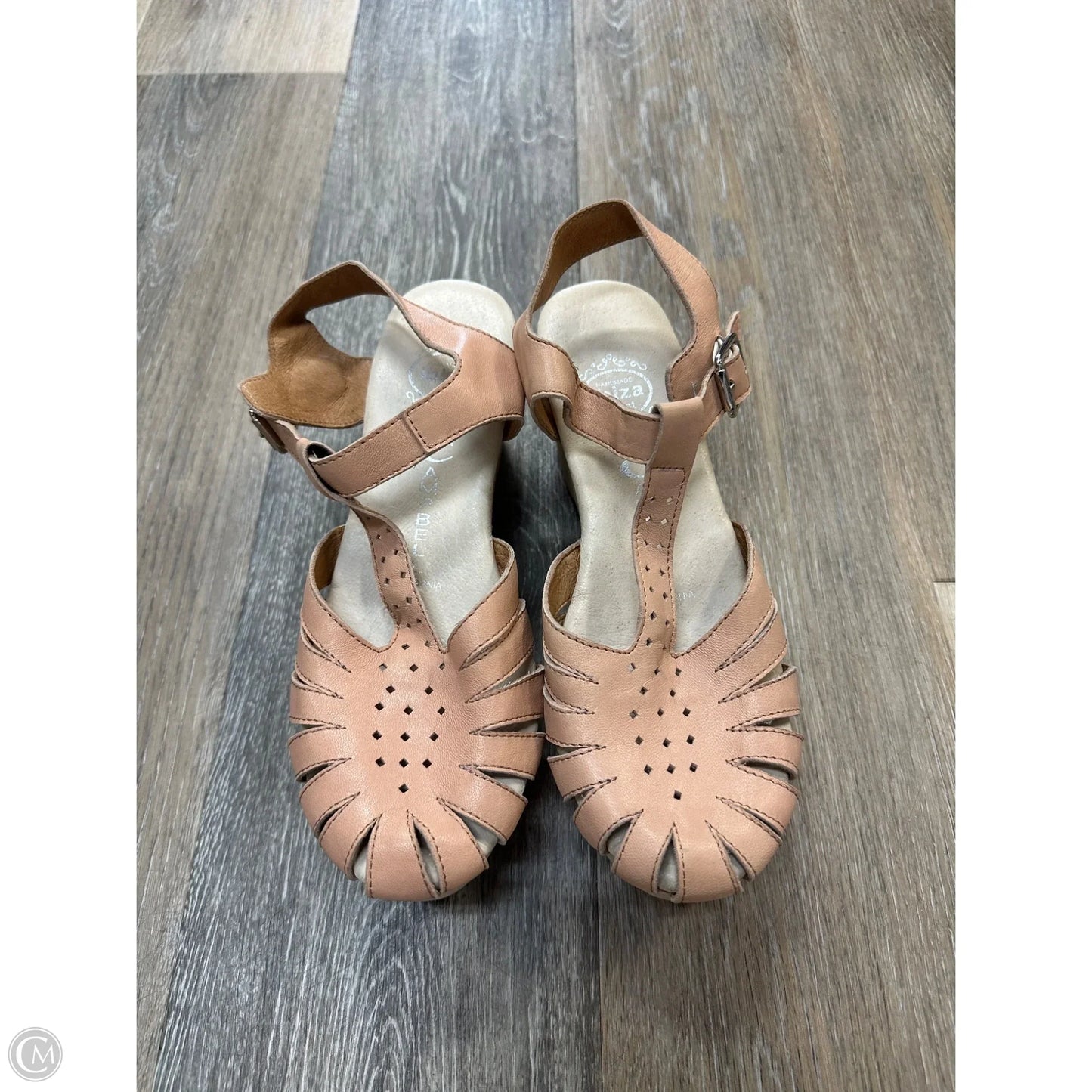 Sandals Heels Wedge By Jeffery Campbell In Tan, Size: 8