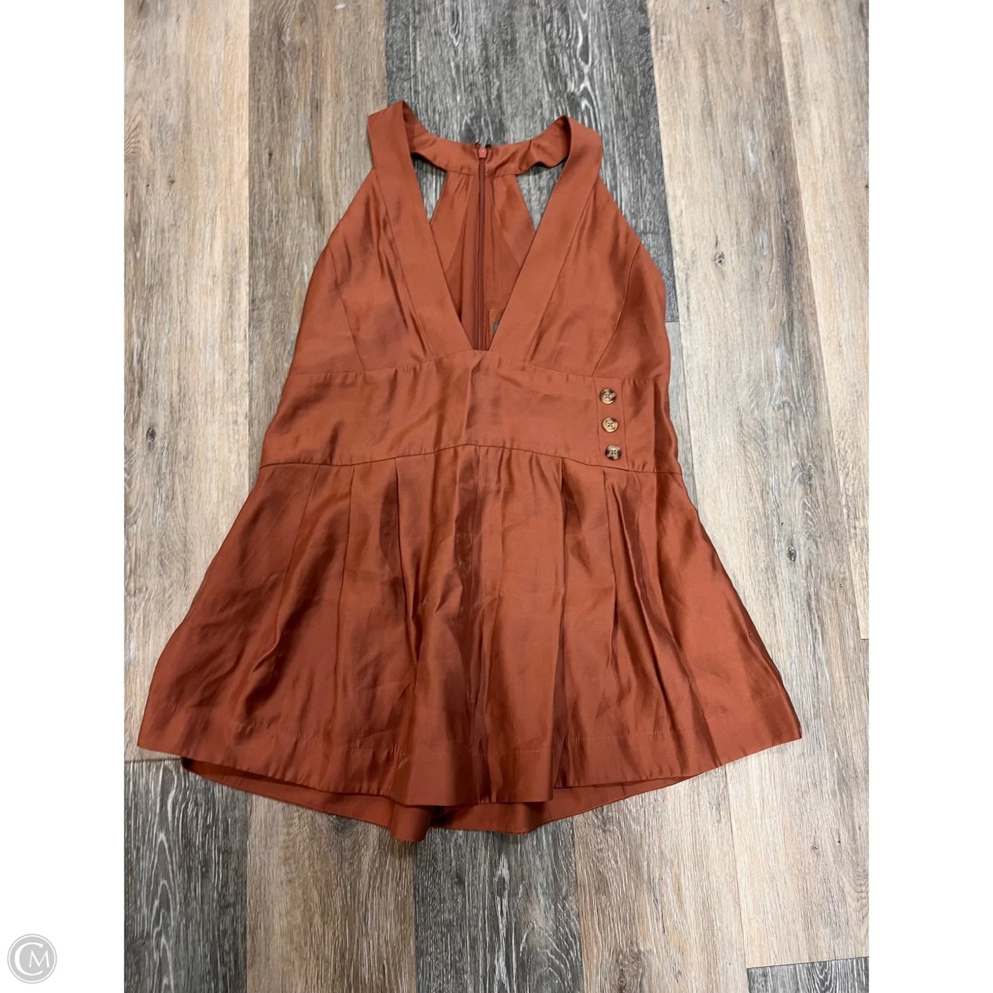 Romper By Anthropologie In Brown, Size: Xxs