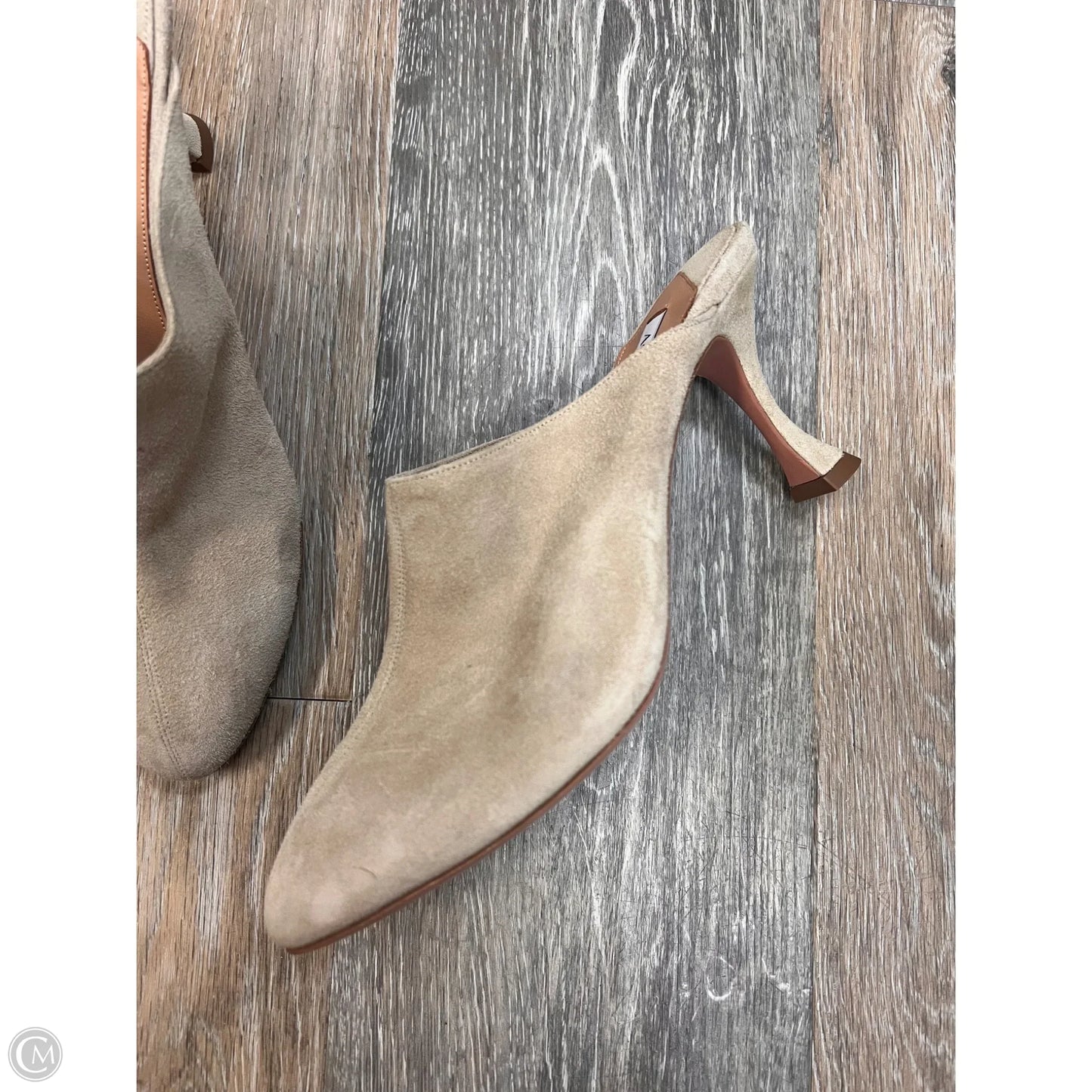 Shoes Designer By Aquazzura In Taupe, Size: 8/38