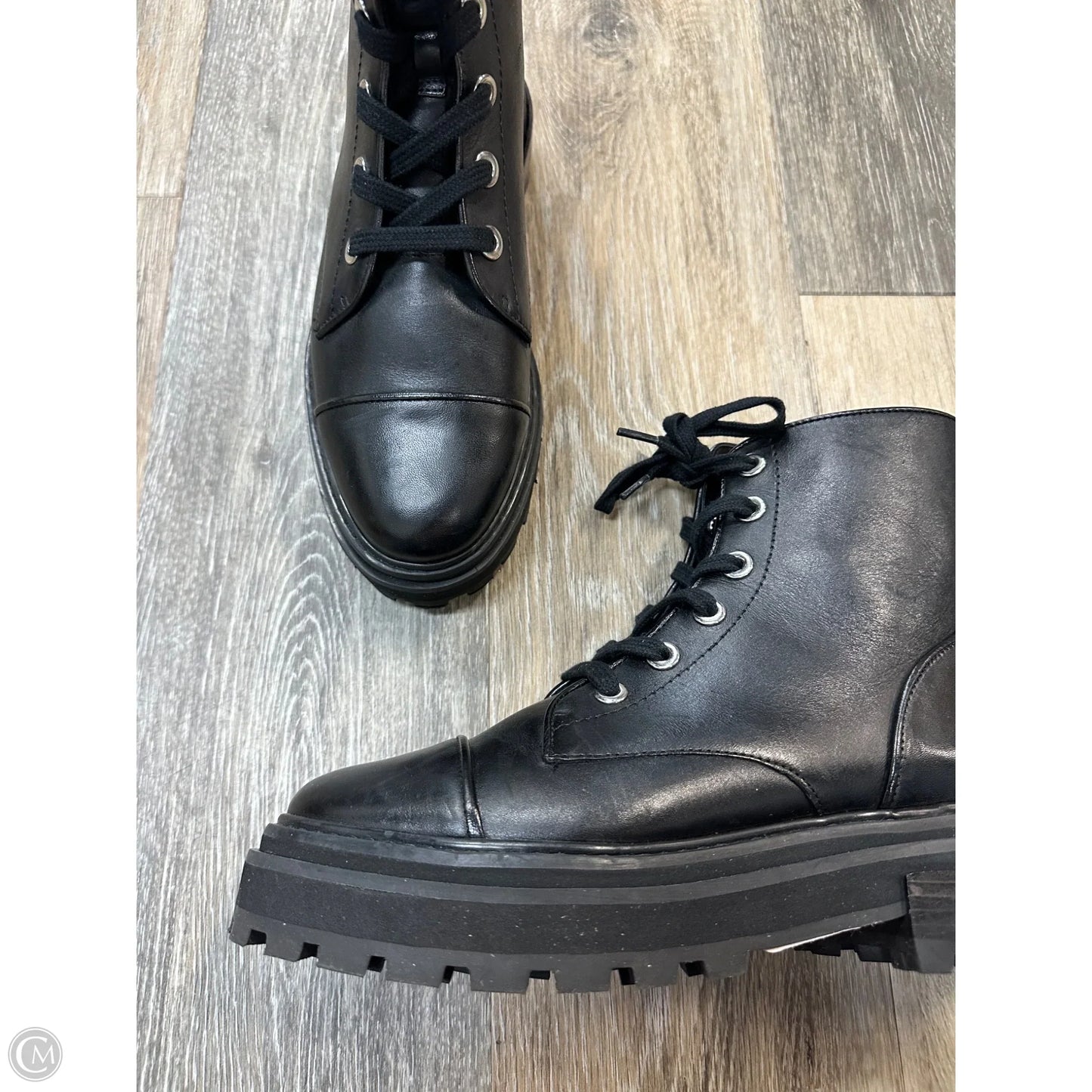 Boots Combat By Schutz In Black, Size: 8