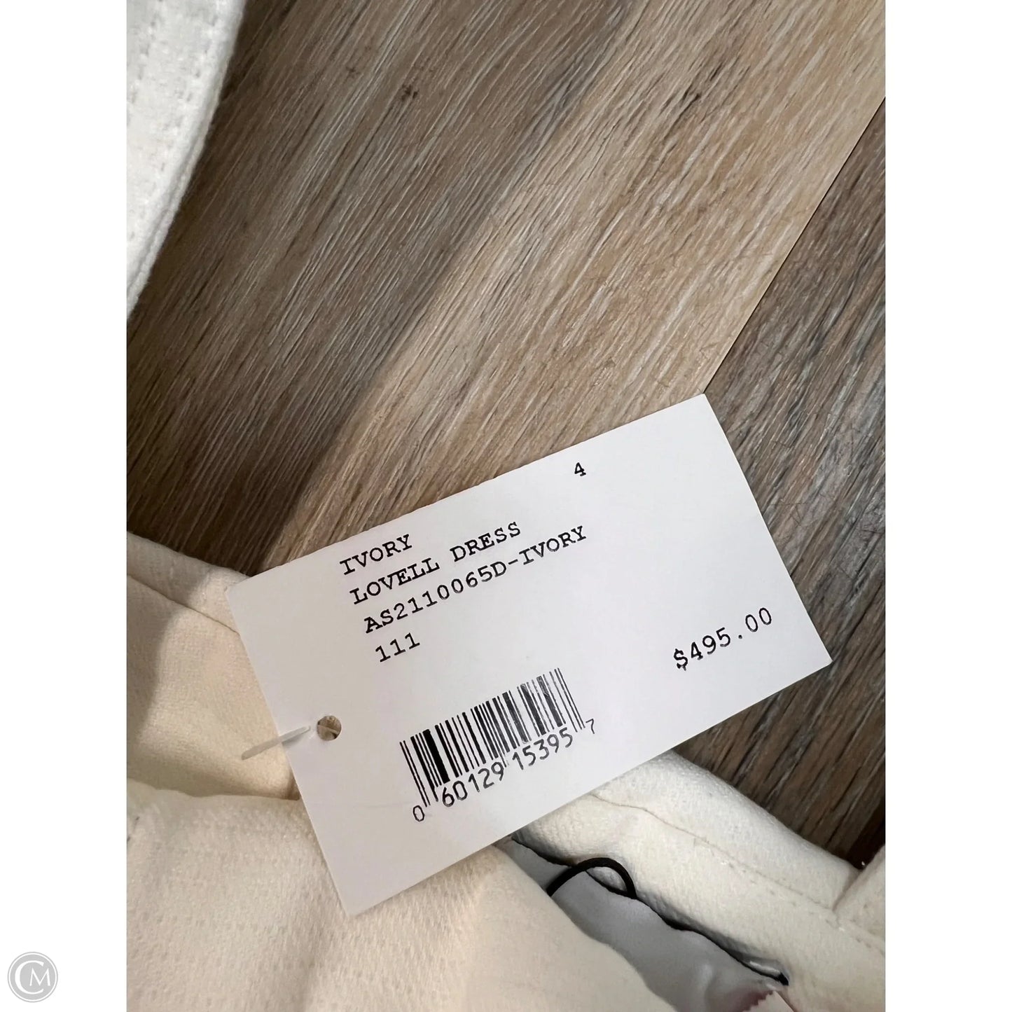 Dress Designer By ACLER In White Denim, Size: 4