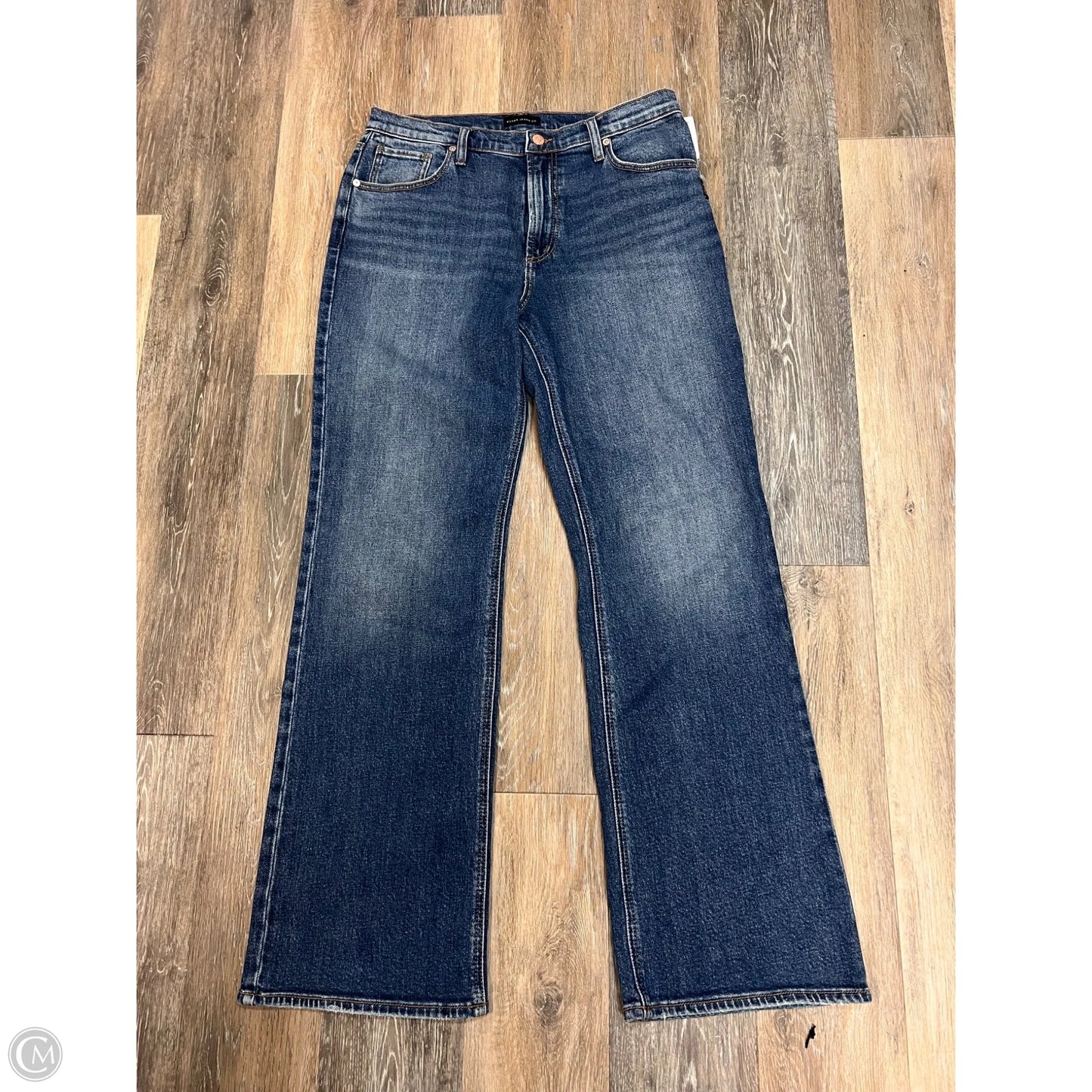 Jeans Wide Leg By Silver In Blue Denim, Size: 8/29