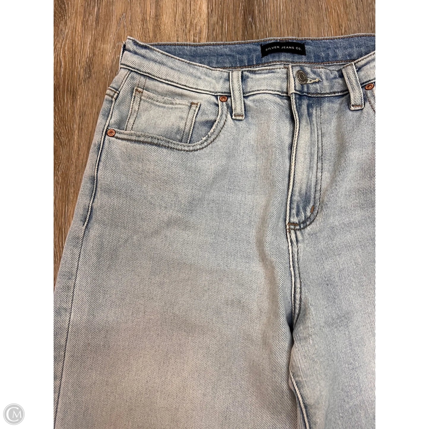 Jeans Wide Leg By Silver In Blue Denim, Size: 8/29