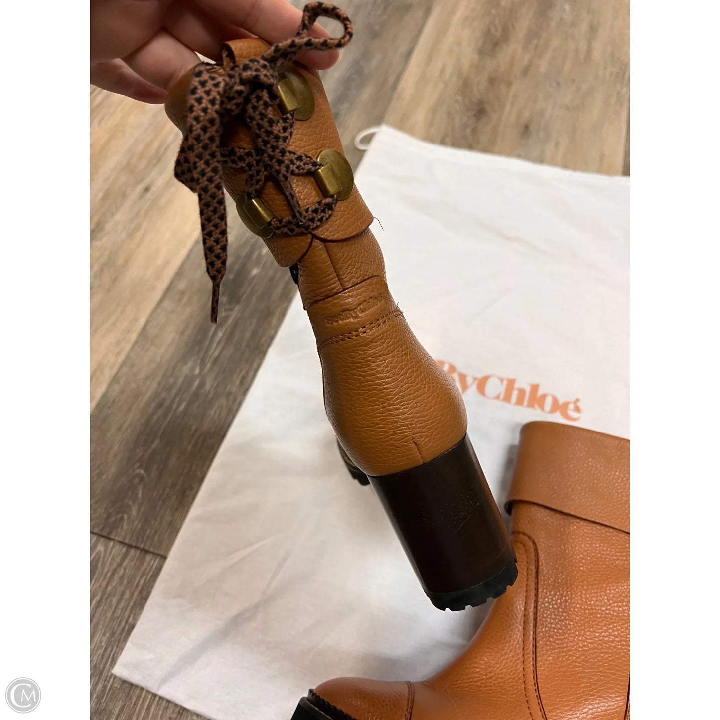 Boots Designer By See By Chloe In Brown, Size: 9/39