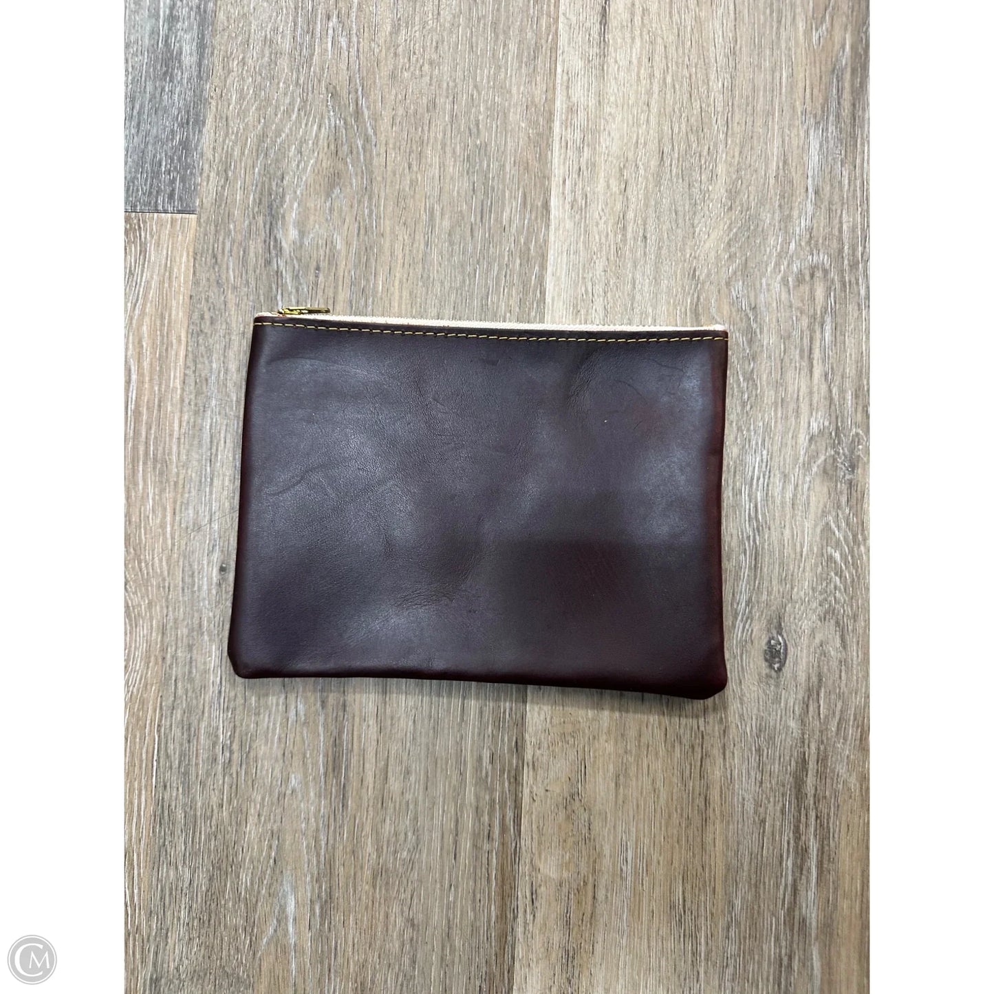 Clutch Leather By Cmb, Size: Medium