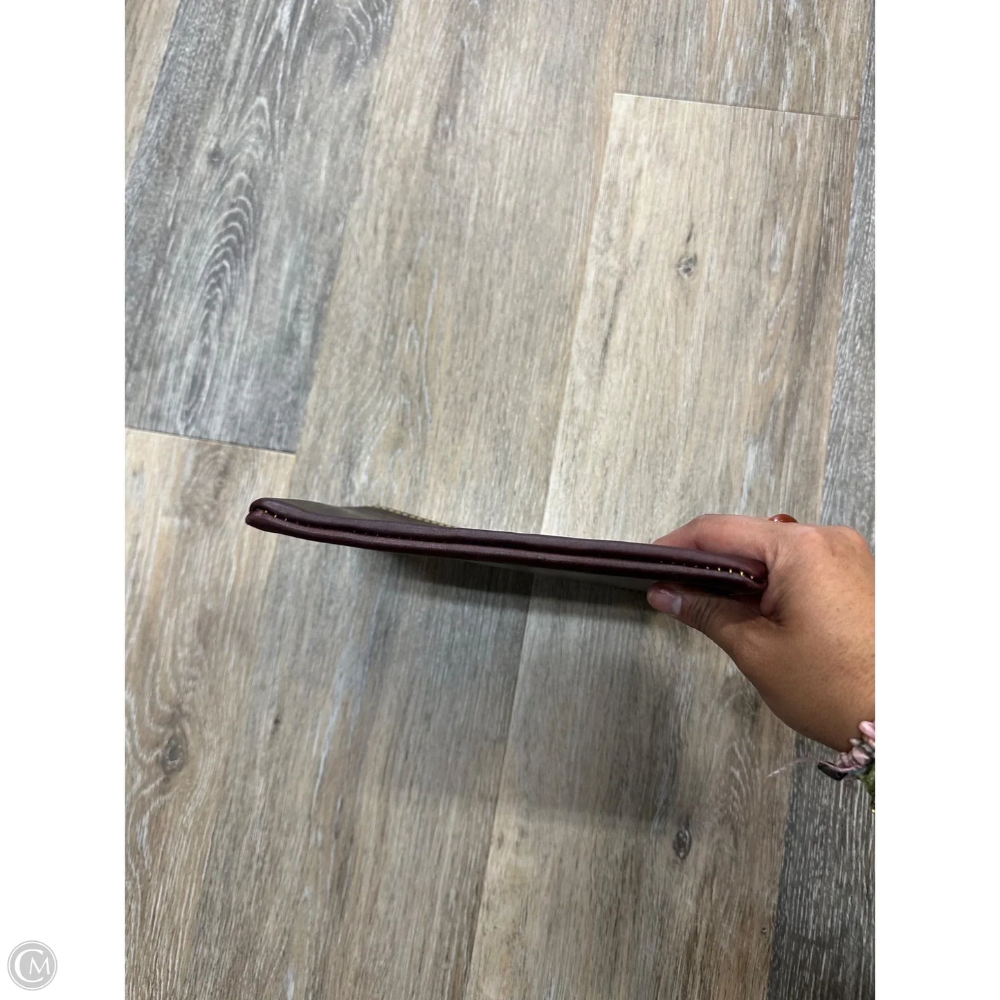 Clutch Leather By Cmb, Size: Medium