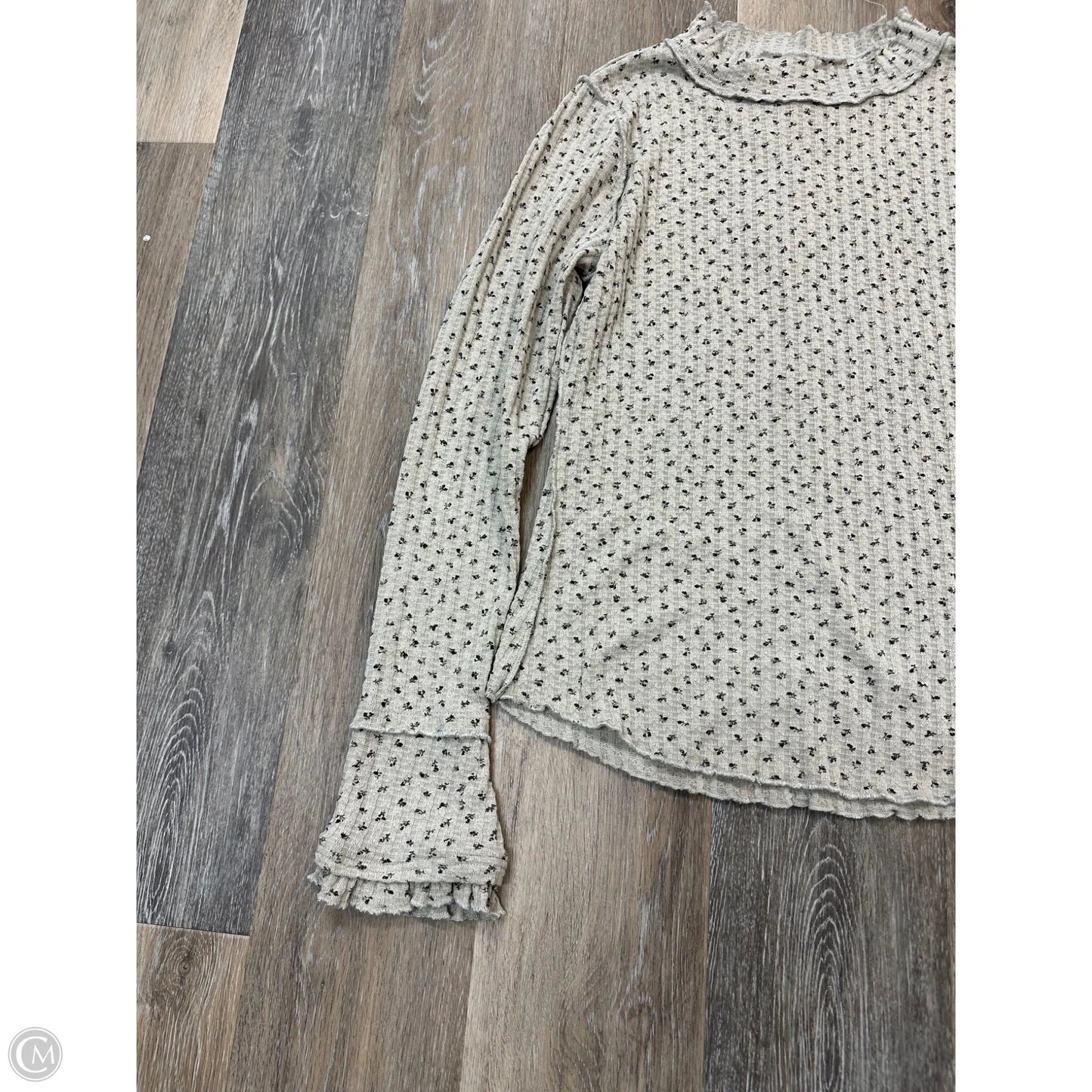 Top Long Sleeve By Easel In Floral Print, Size: L