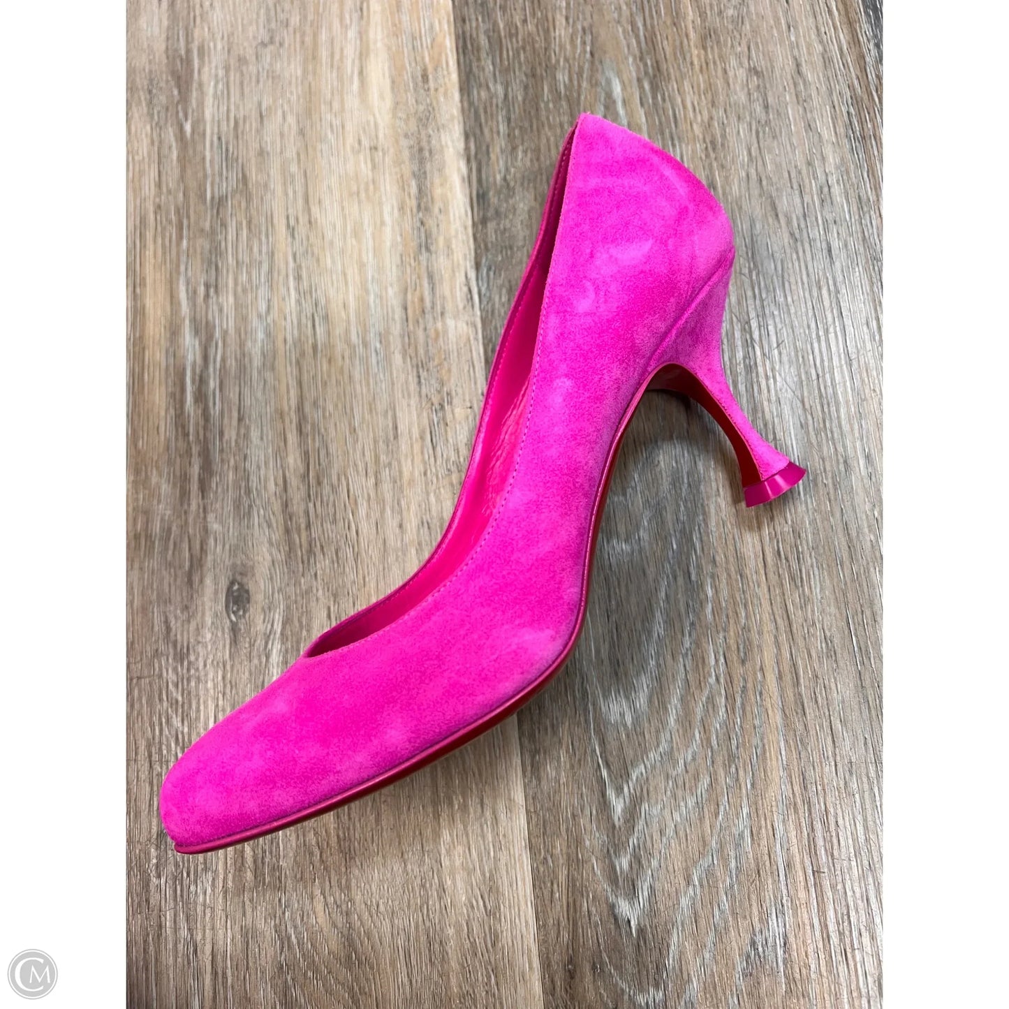 Shoes Luxury Designer By Christian Louboutin In Pink, Size: 8