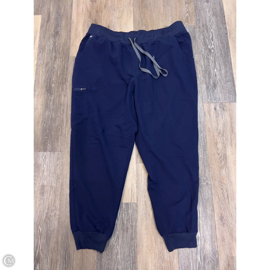 Scrub Pants By Figs In Navy, Size: 3x