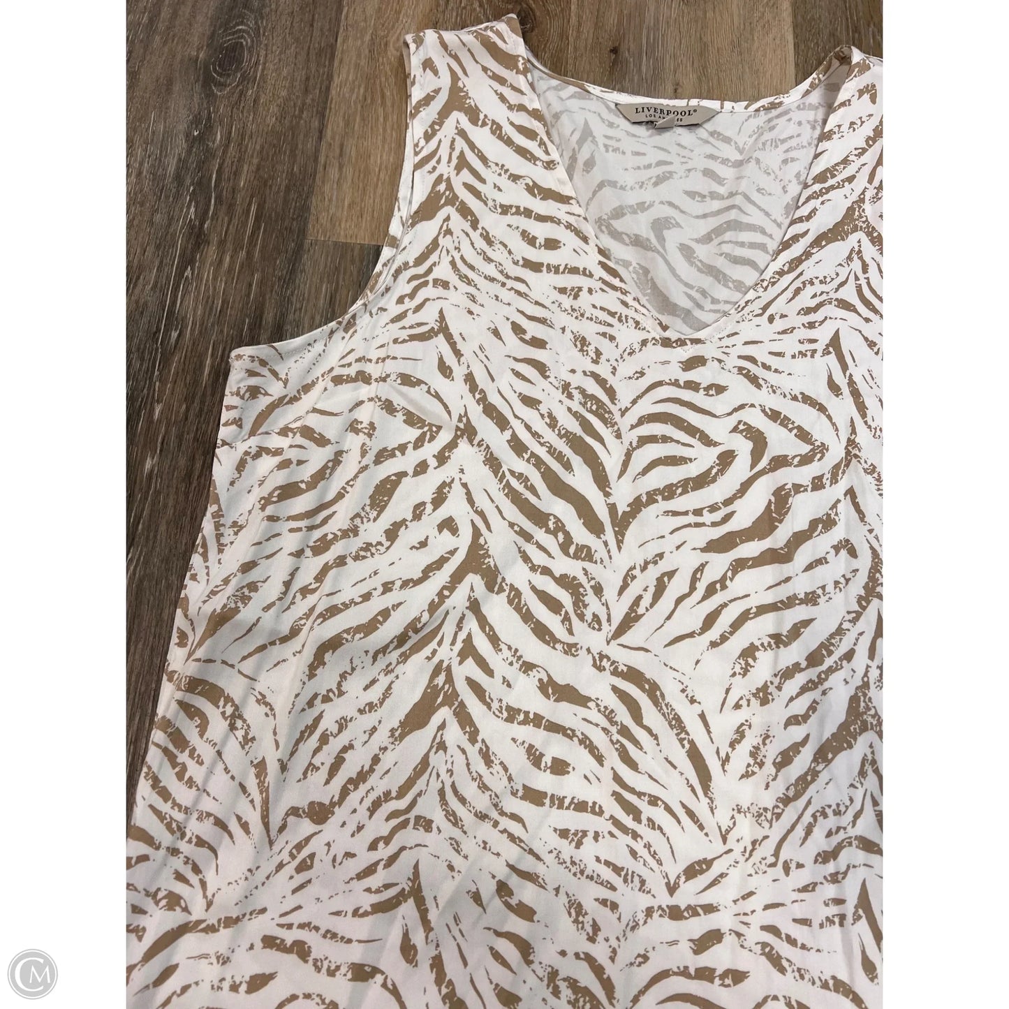 Tank Top By Liverpool In Tan, Size: L