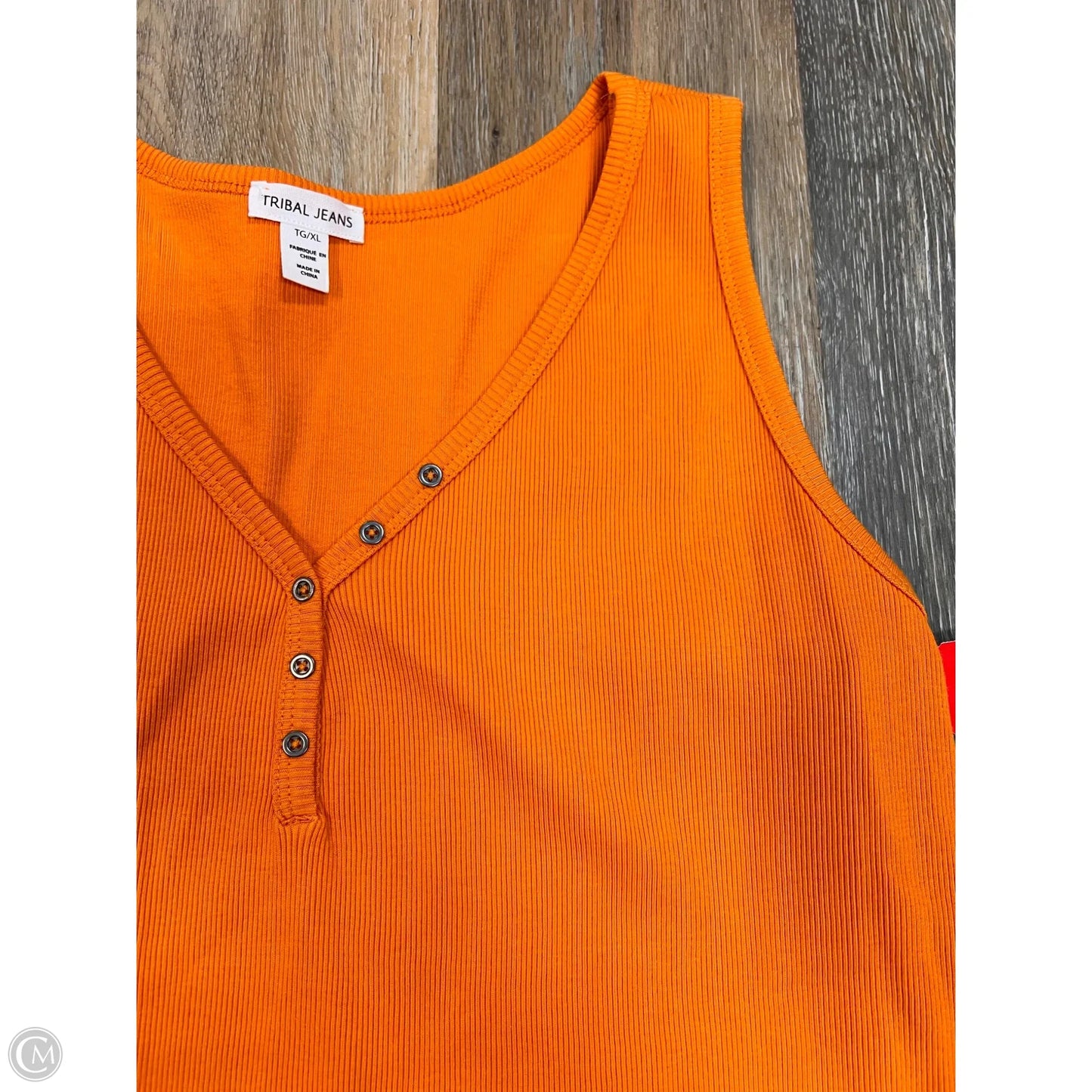 Tank Top By Tribal In Orange, Size: Xl