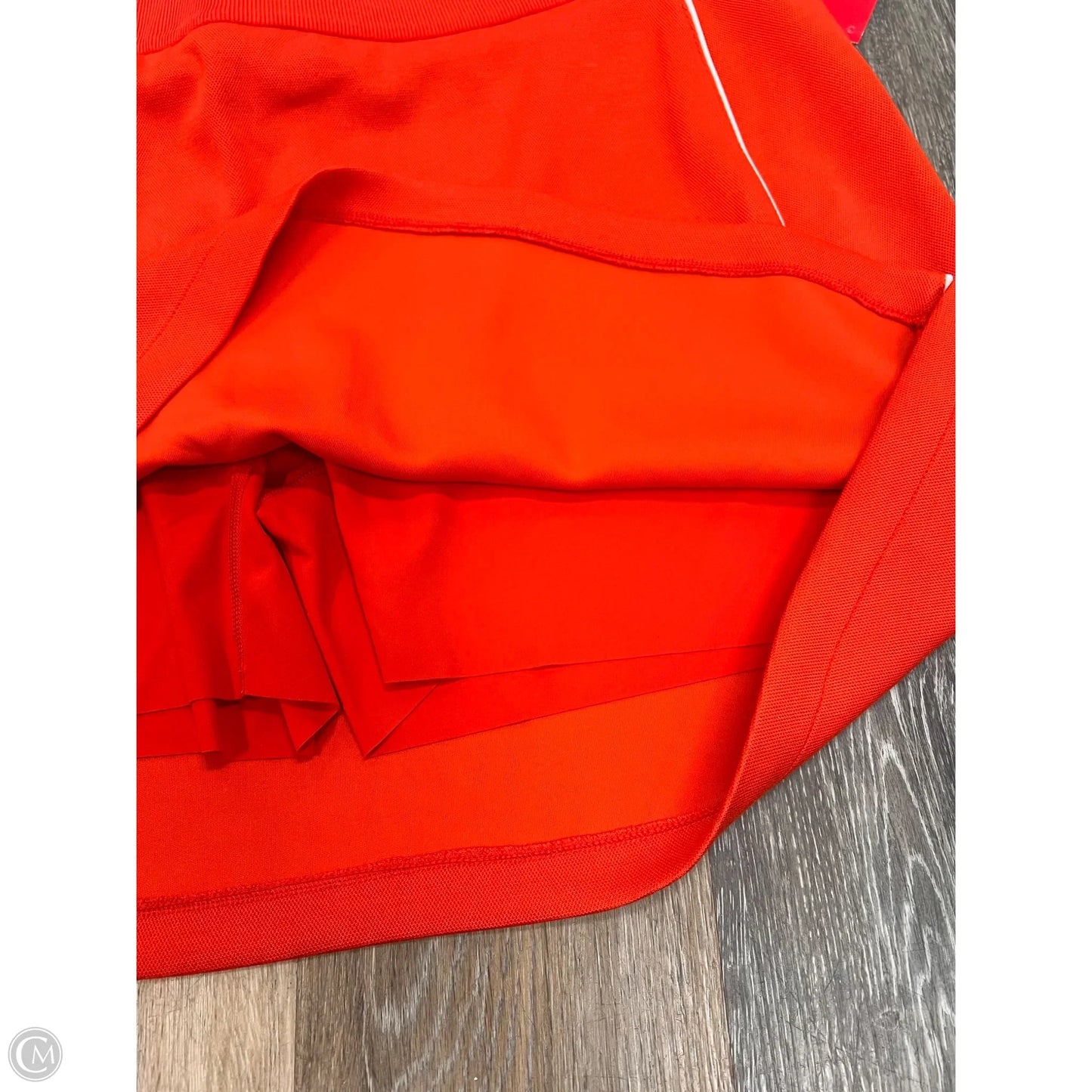-Athletic Skort By Spanx In Orange, Size: 1x