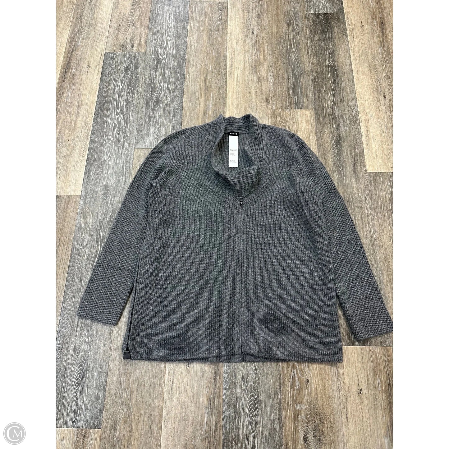Sweater Cashmere By Akris In Grey, Size: L