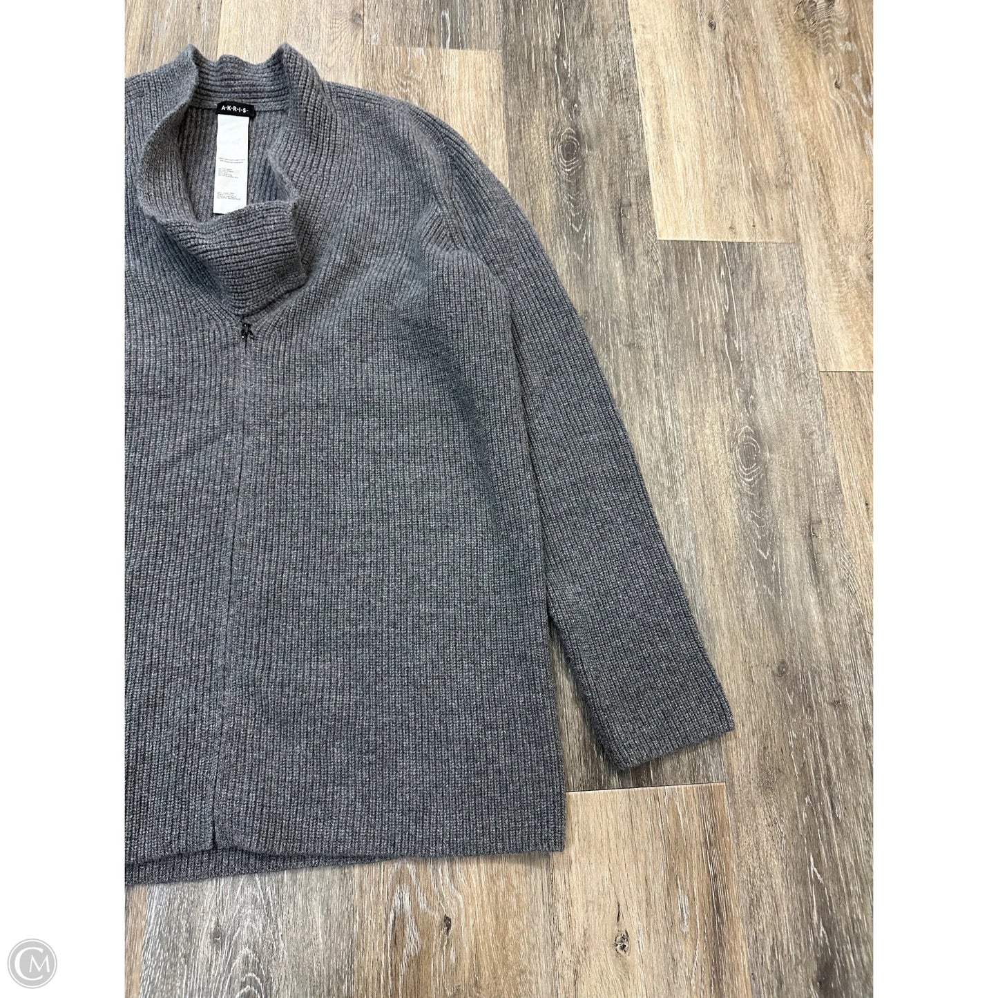 Sweater Cashmere By Akris In Grey, Size: L