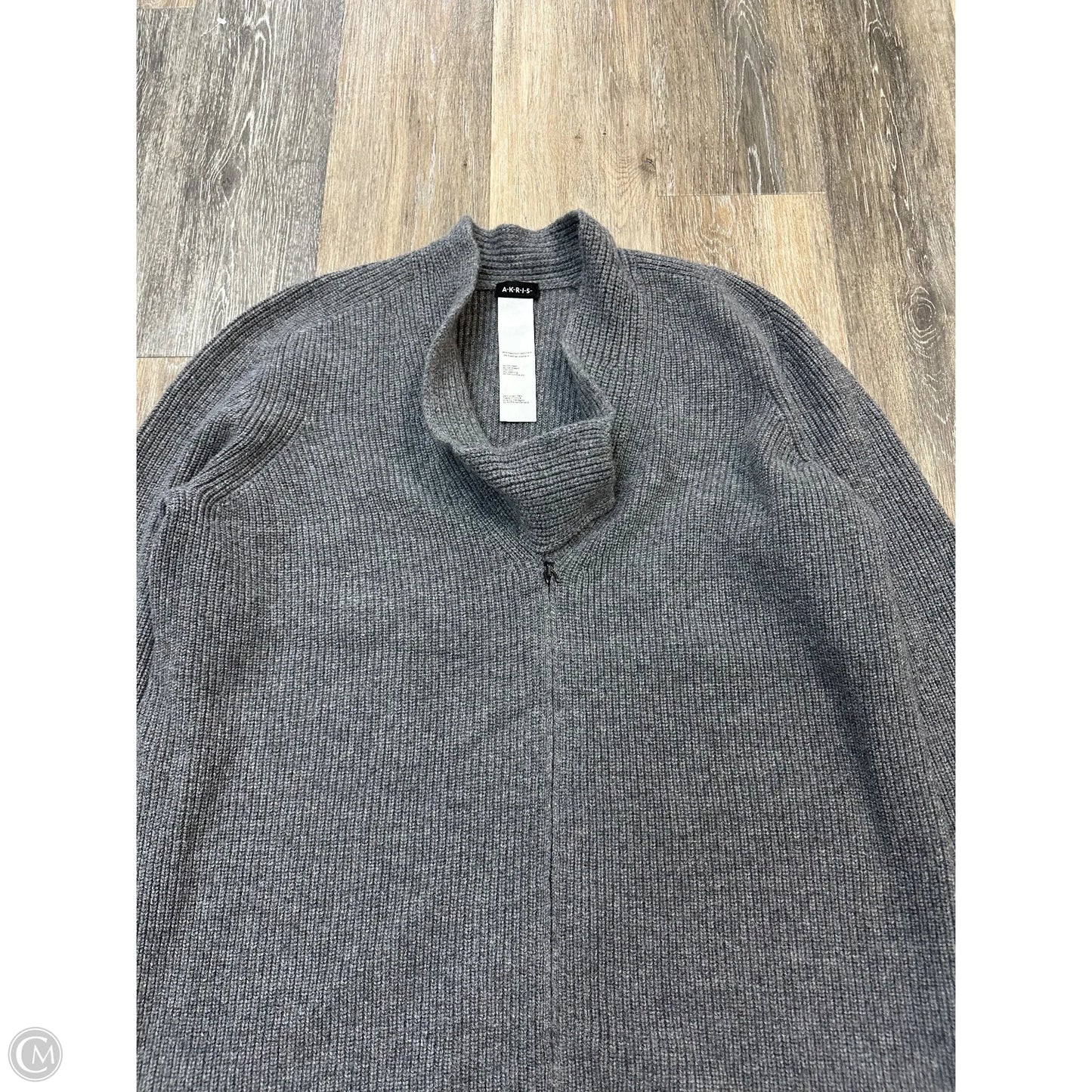 Sweater Cashmere By Akris In Grey, Size: L
