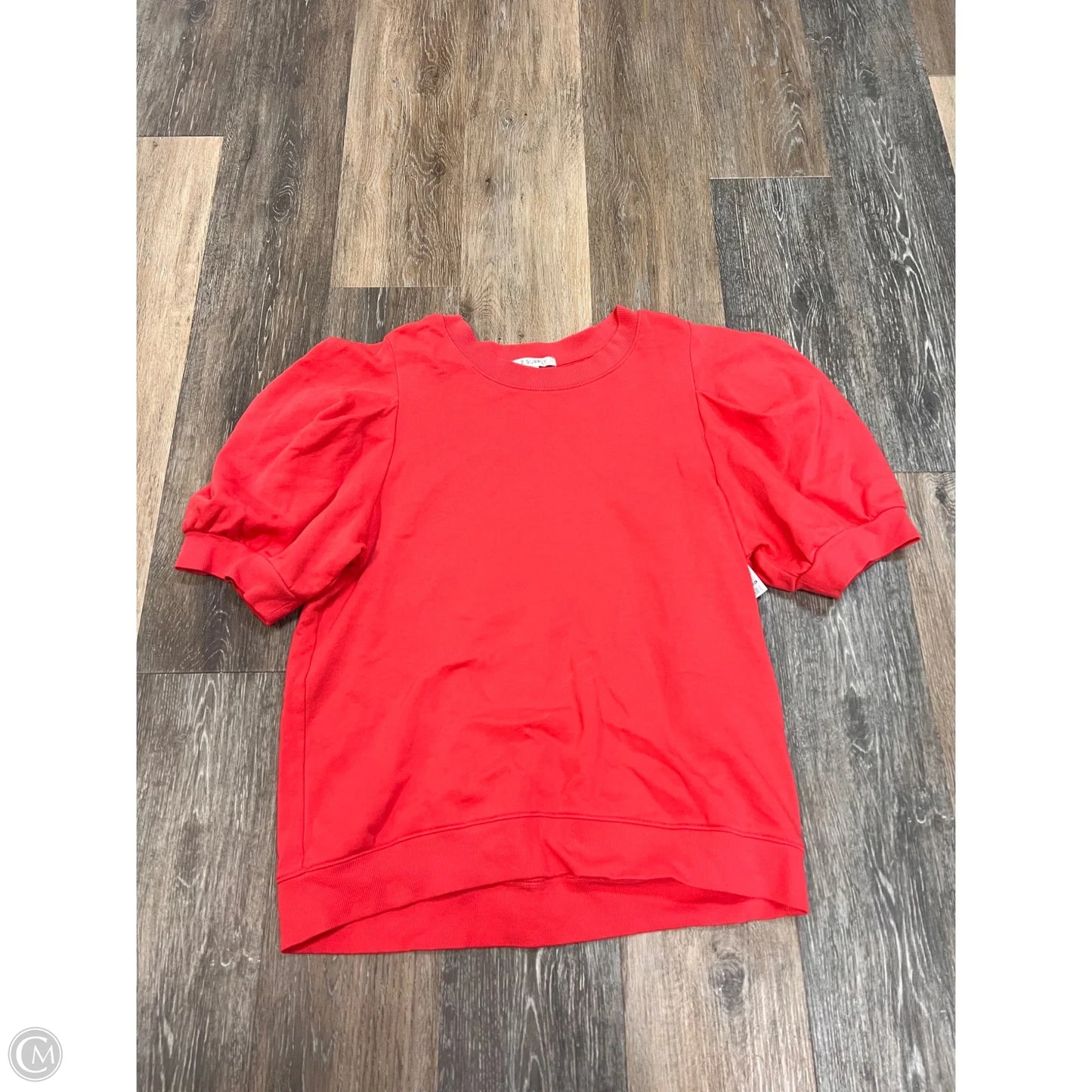 Blouse Short Sleeve By Z Supply In Coral, Size: L