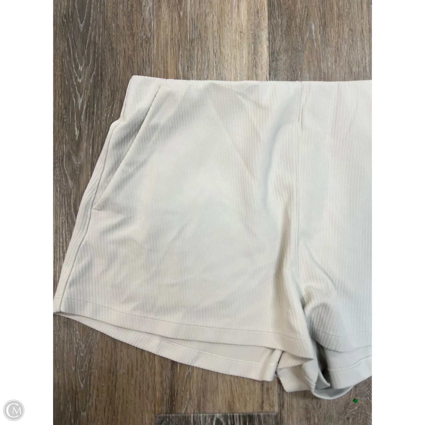 Athletic Shorts By Lululemon In Cream, Size: 14