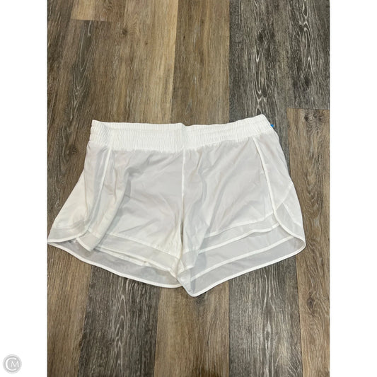 Athletic Shorts By Athleta In White, Size: Xl