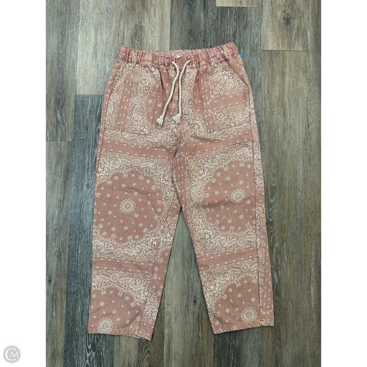 -Pants Cropped By Easel In Pink, Size: L