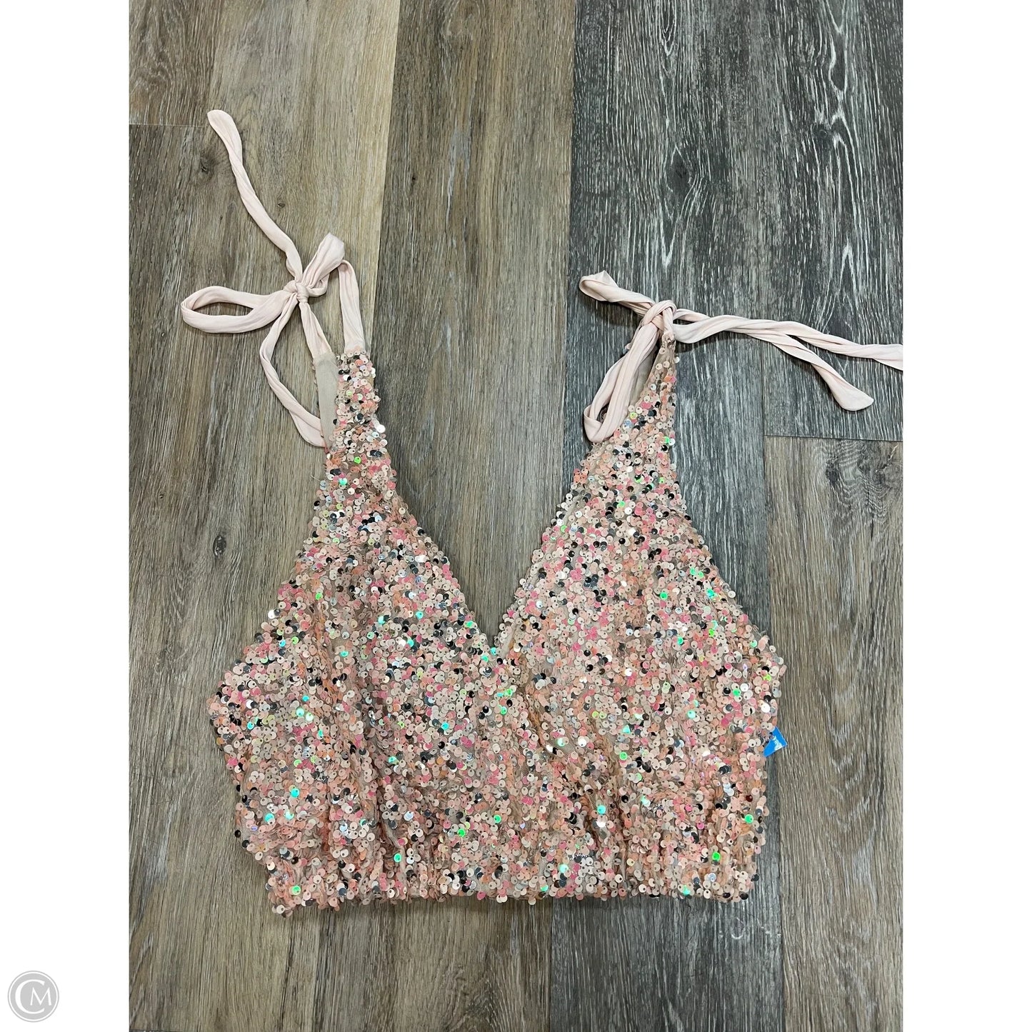 Top Sleeveless By Free People In Pink, Size: S