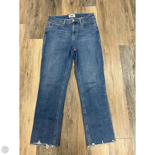 Jeans Straight By Paige In Blue Denim, Size: 8/29